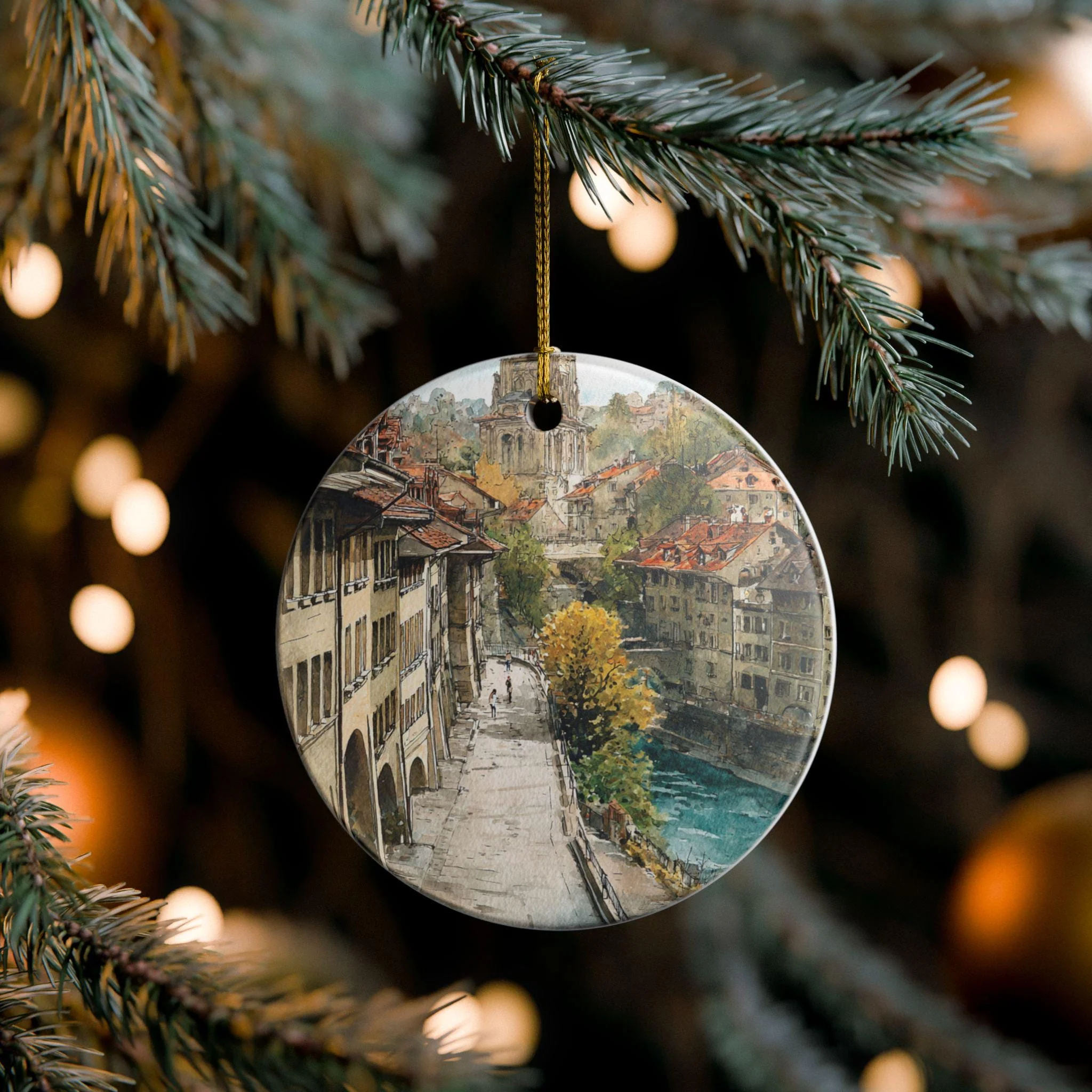Bern Switzerland Ornament: Unique Bern Souvenir, Bern Xmas Decor, and Authentic Bern Switzerland Gift - Image 5