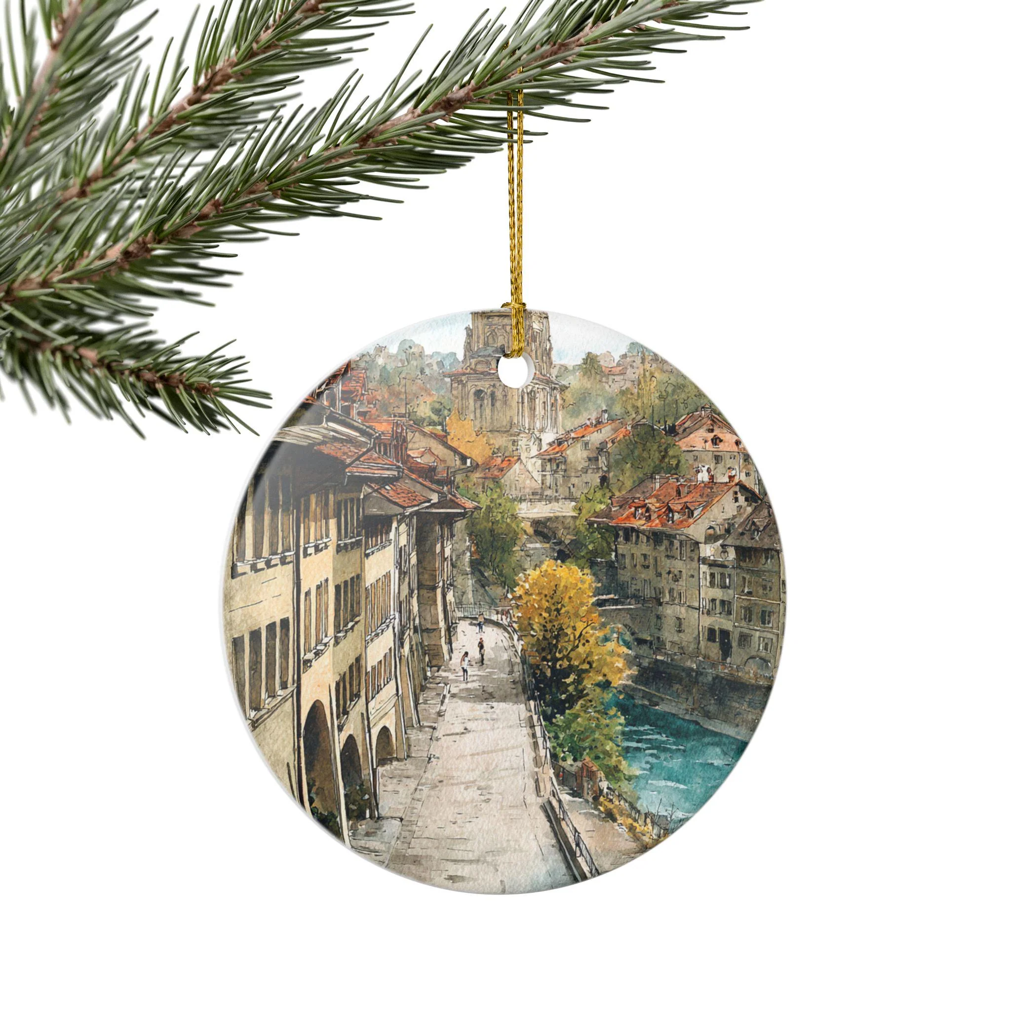 Bern Switzerland Ornament: Unique Bern Souvenir, Bern Xmas Decor, and Authentic Bern Switzerland Gift - Image 6