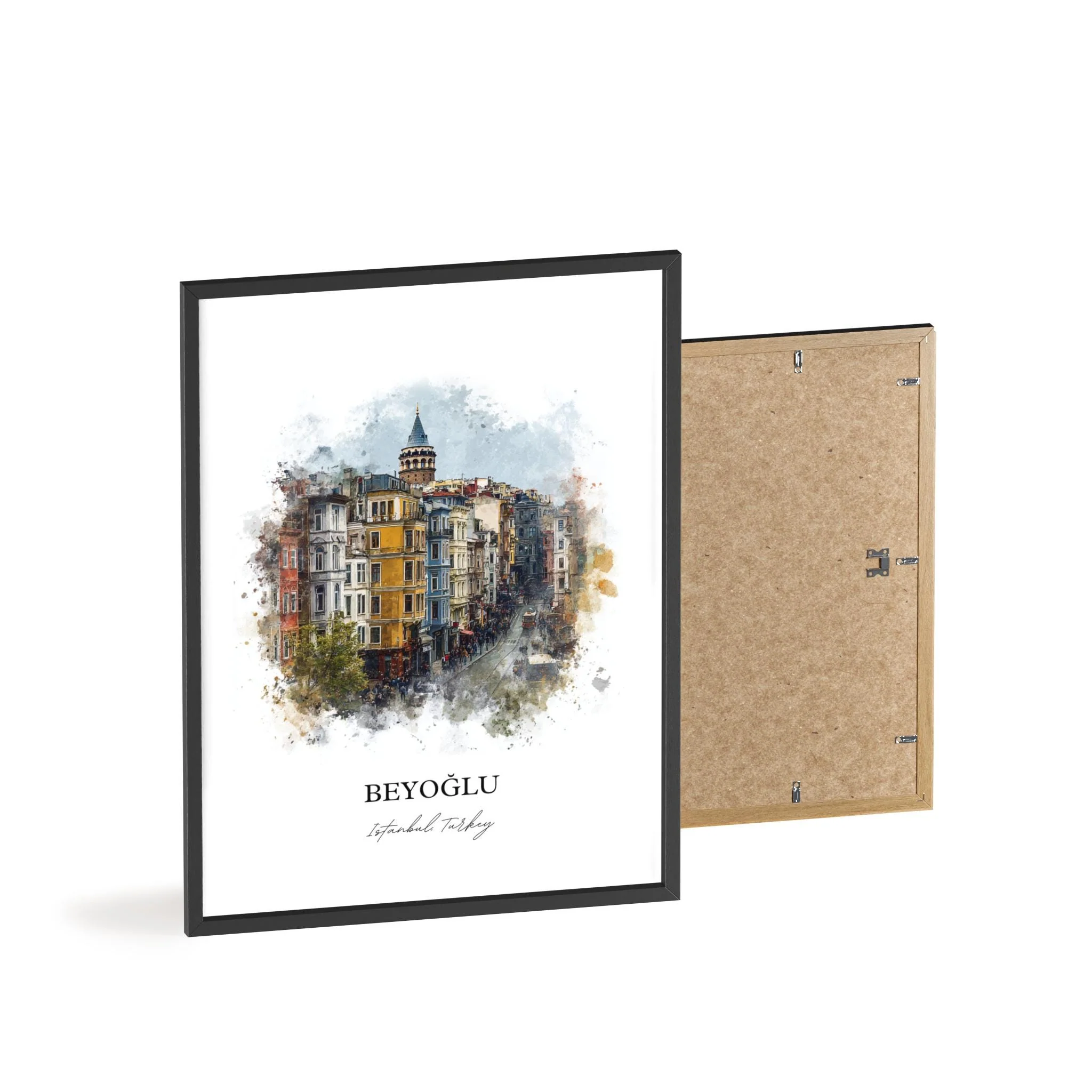 Beyoglu, Turkey – Watercolor Art Print - Image 2