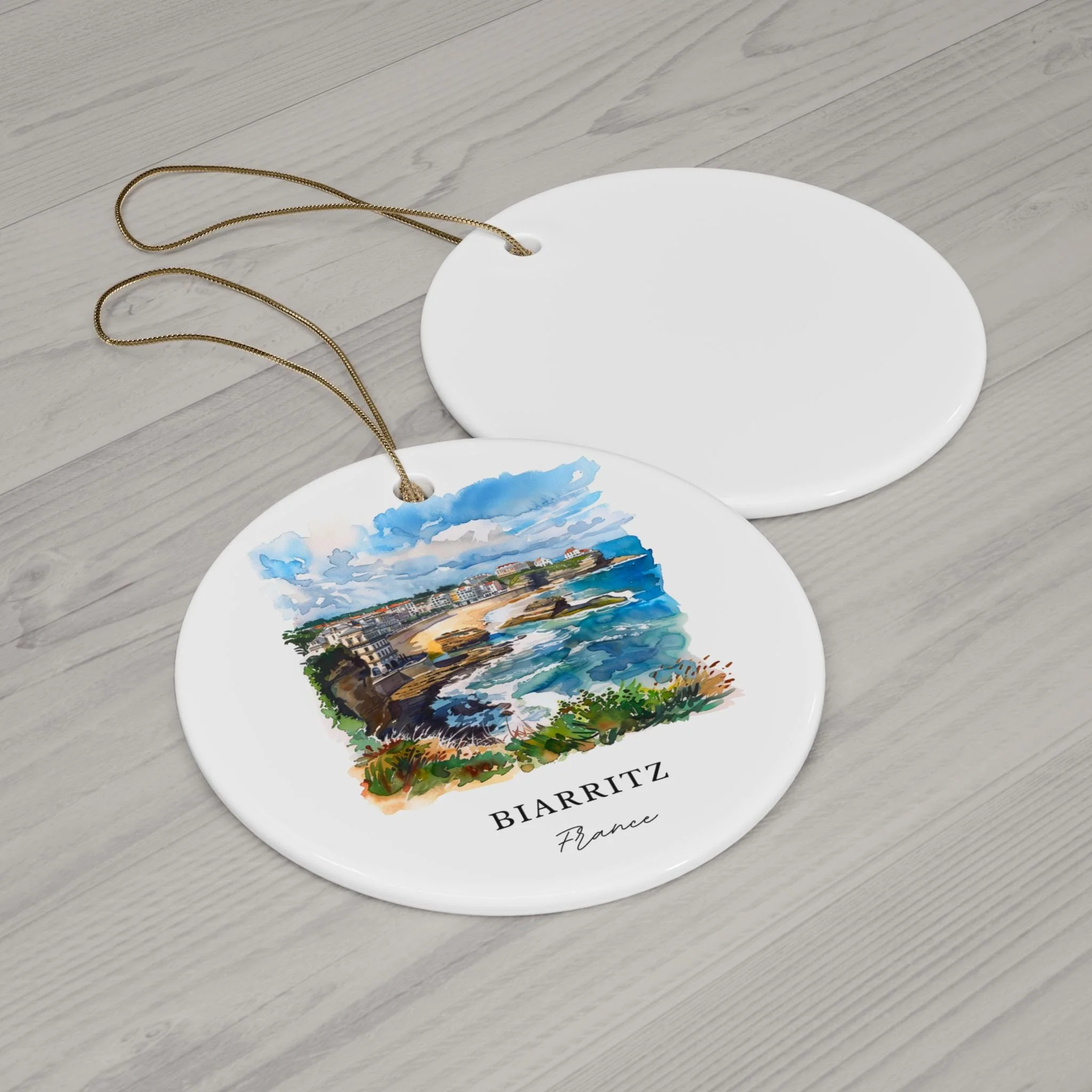 Biarritz France Christmas Ornament - Image 2