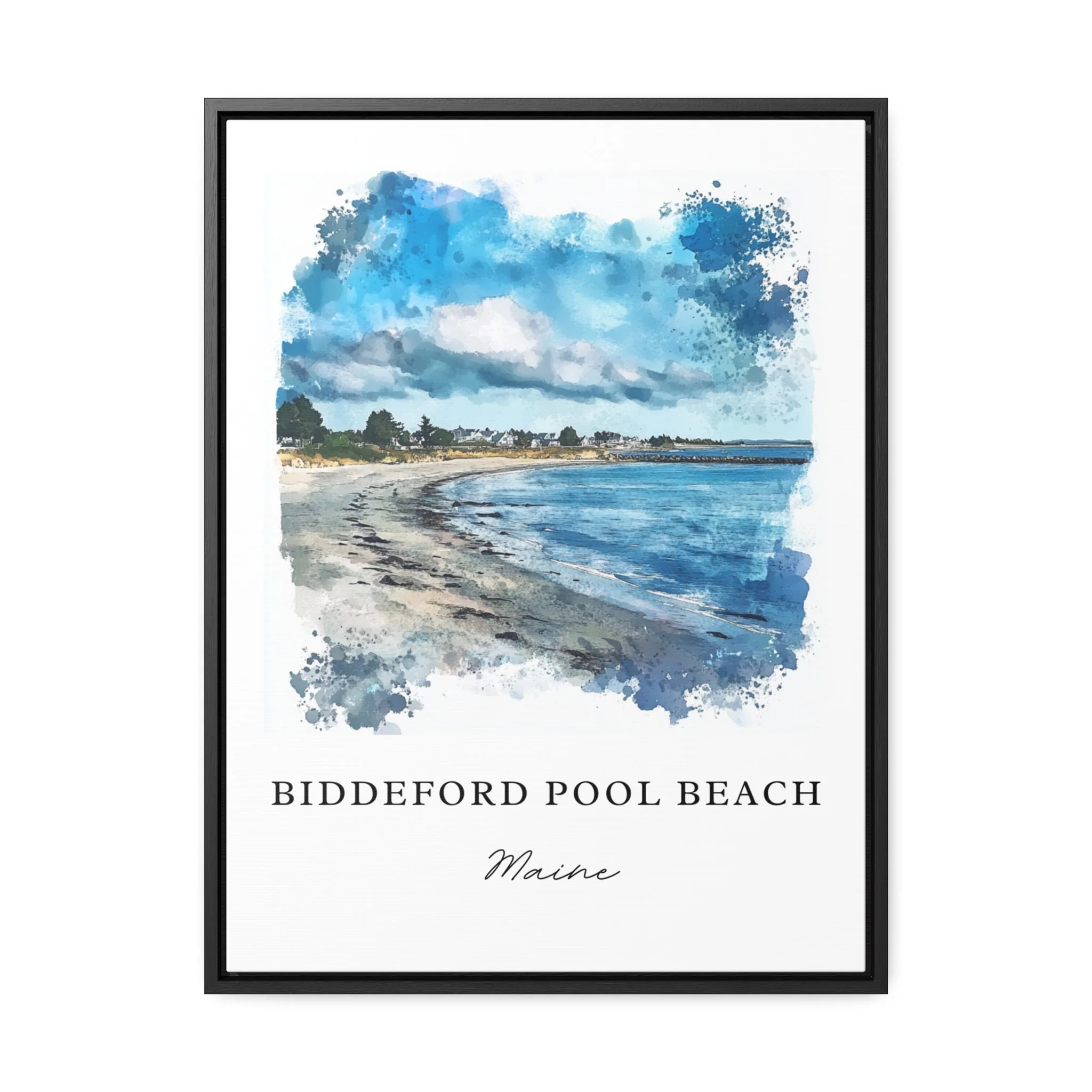 Biddeford Pool, Maine – Watercolor Art Print - Image 5