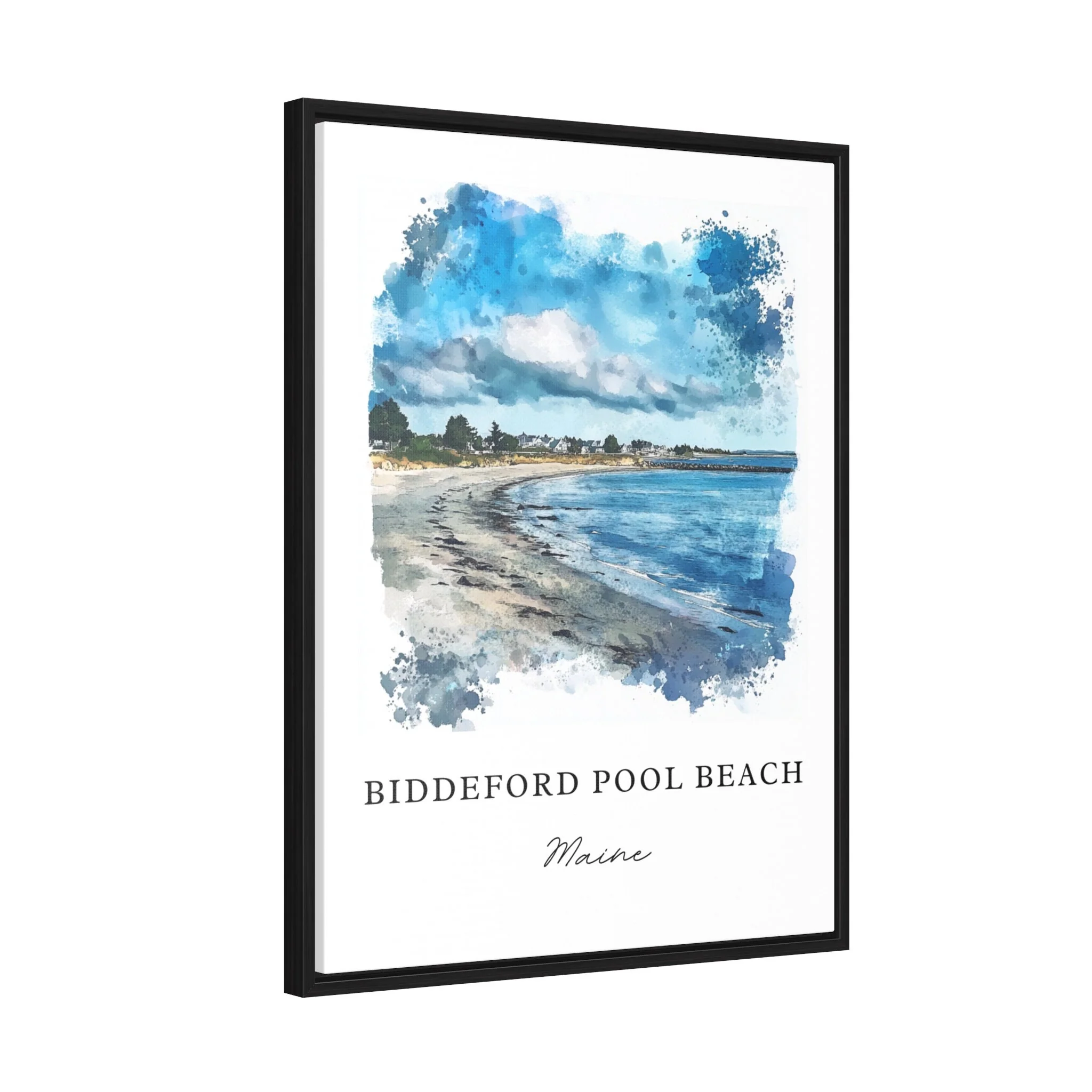 Biddeford Pool, Maine – Watercolor Art Print - Image 6