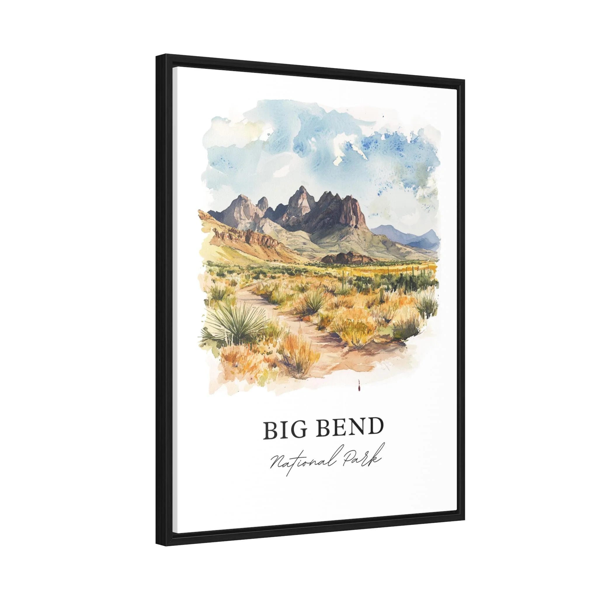 Big Bend National Park, USA – Watercolor Art Print - Image 7