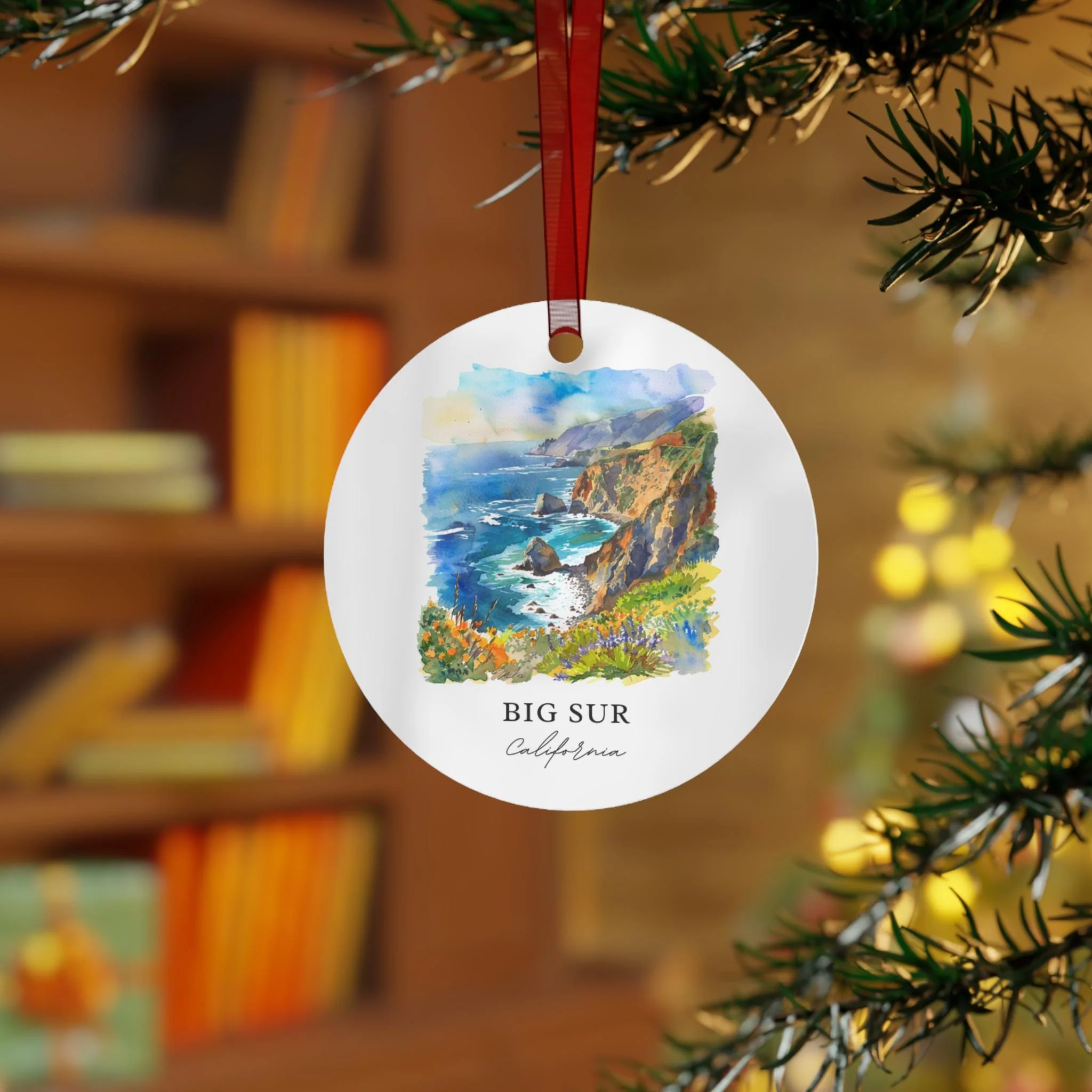 Big Sur California Christmas Ornament - Image 3
