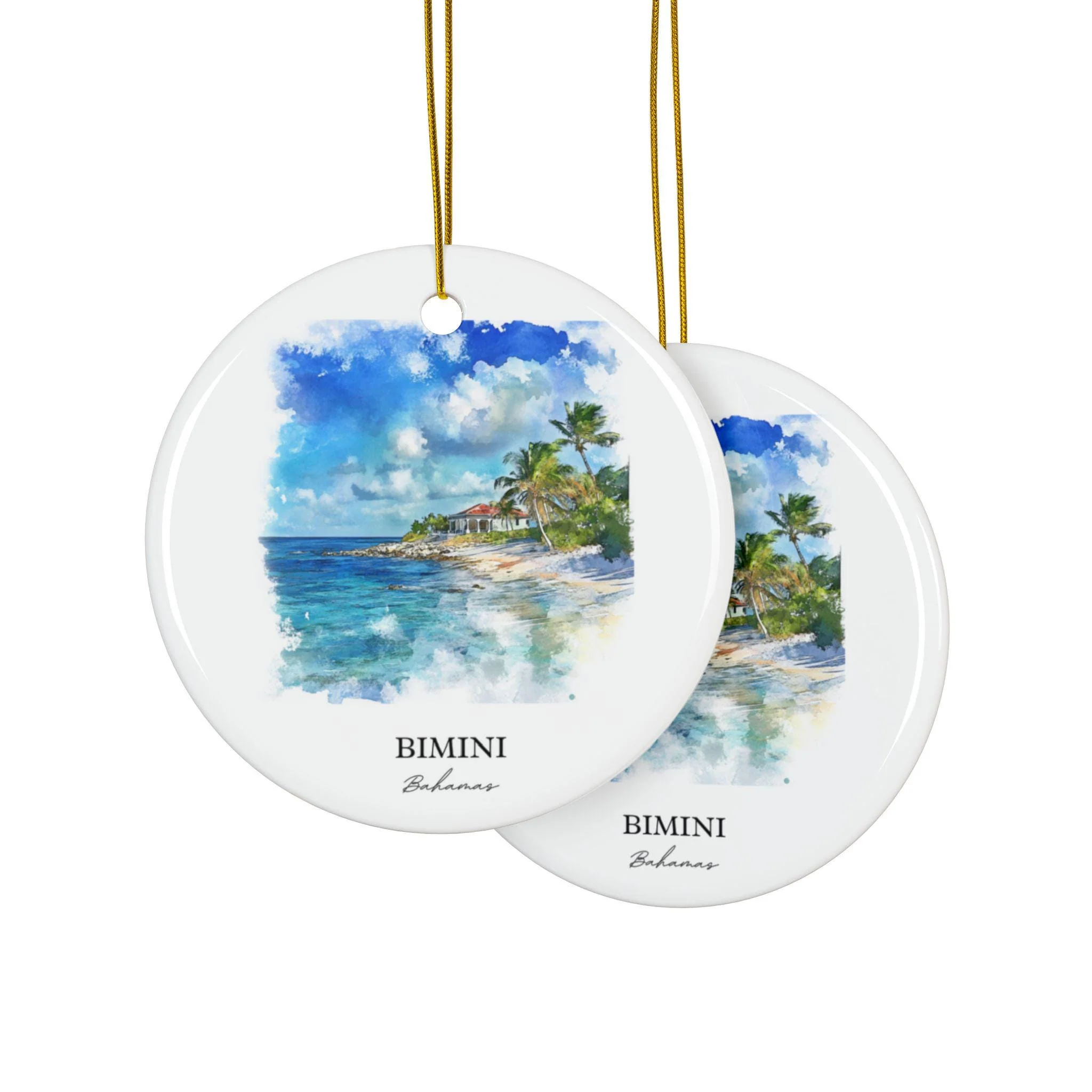 Bimini Bahamas Ornament: Unique Bahamas Souvenir, Bimini Islands Xmas Decor, and Authentic Bimini Bahamas Gift - Image 2
