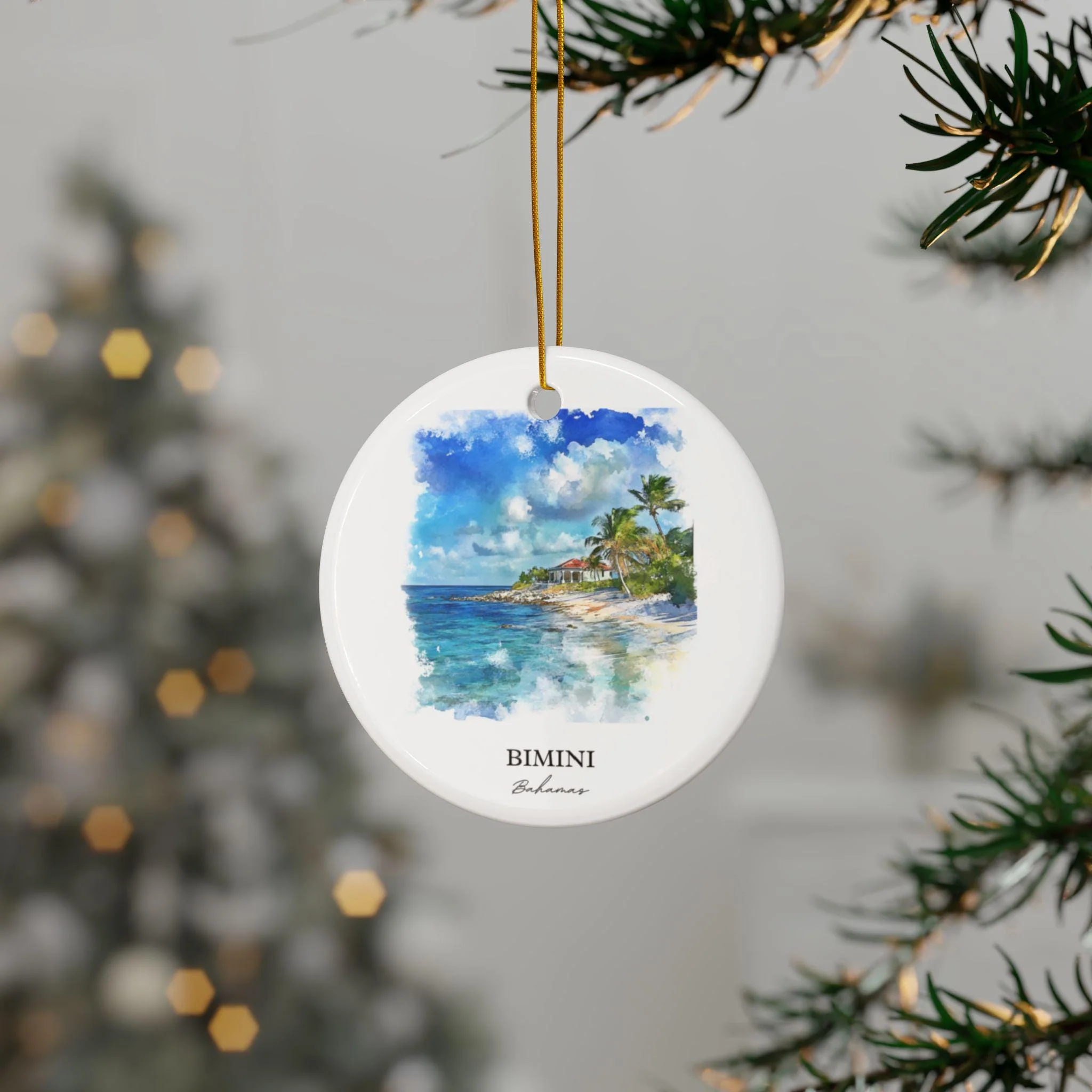 Bimini Bahamas Ornament: Unique Bahamas Souvenir, Bimini Islands Xmas Decor, and Authentic Bimini Bahamas Gift - Image 3