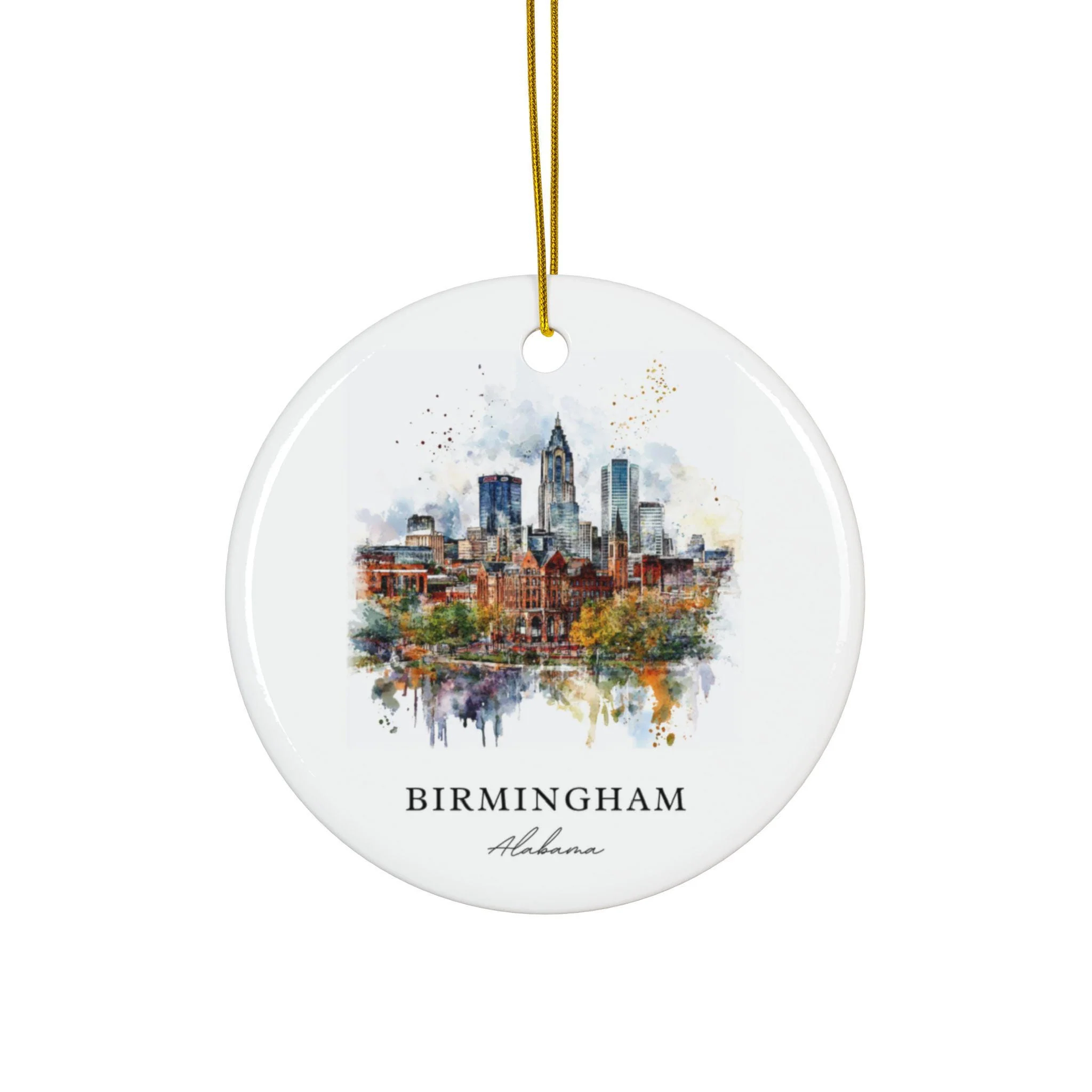 Birmingham Alabama Christmas Ornament