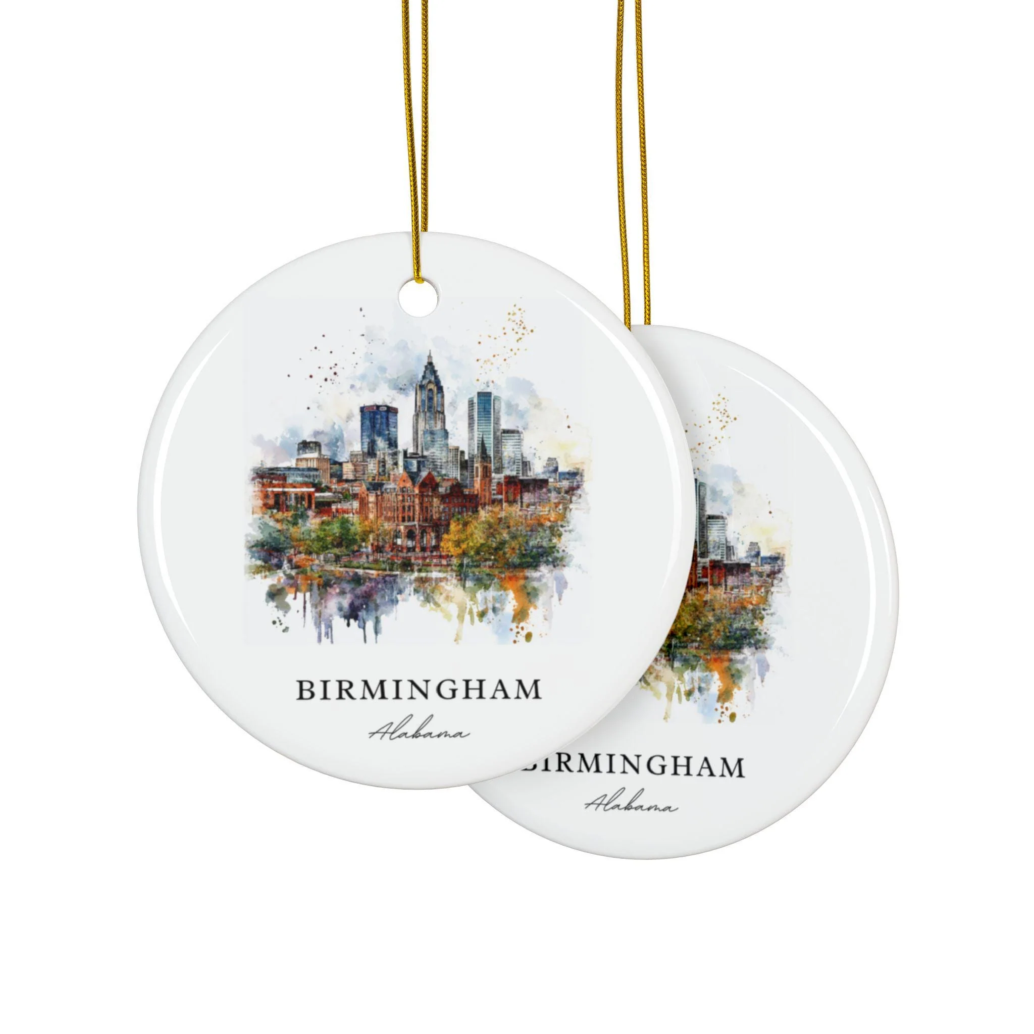 Birmingham Alabama Christmas Ornament - Image 4