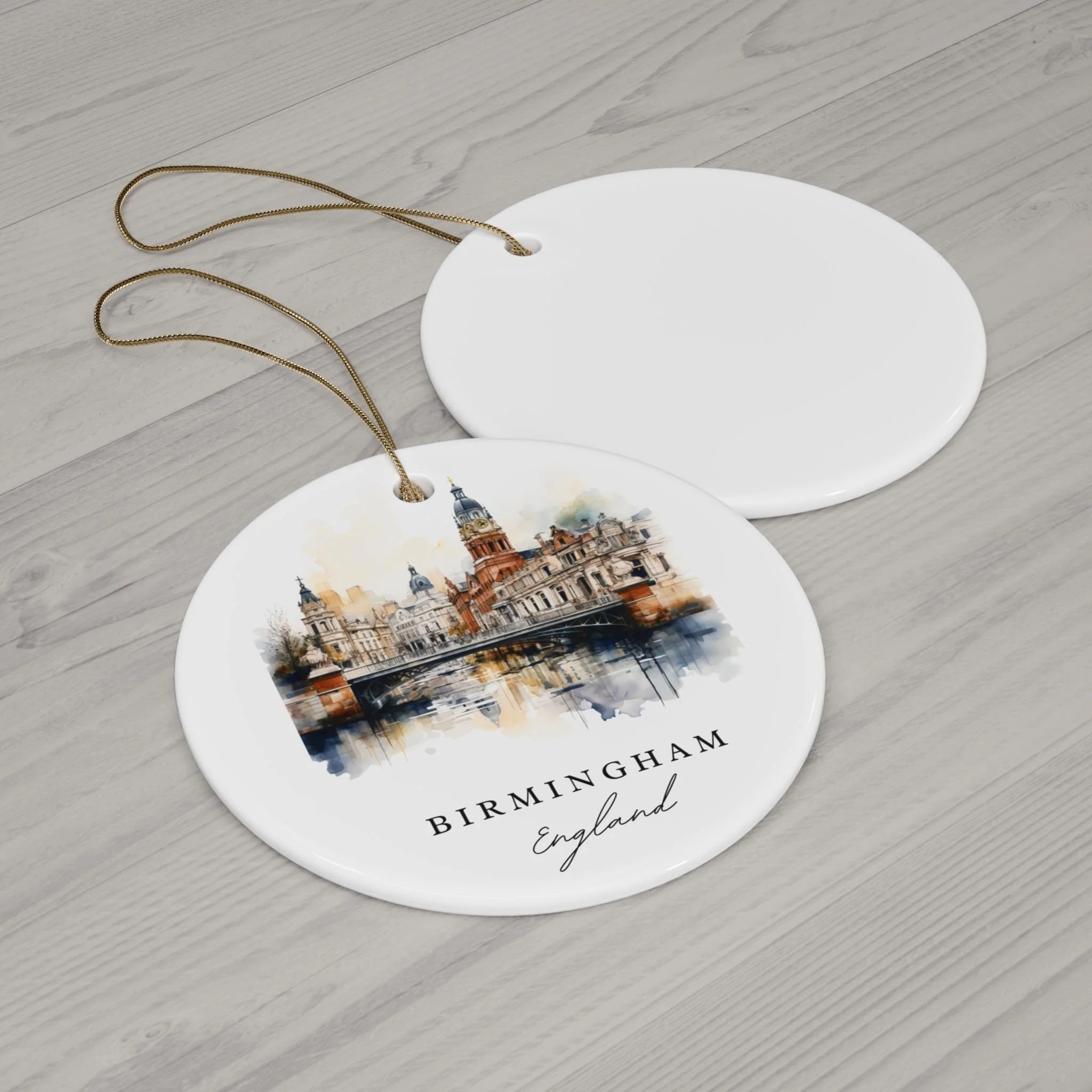 Birmingham England Christmas Ornament - Image 2