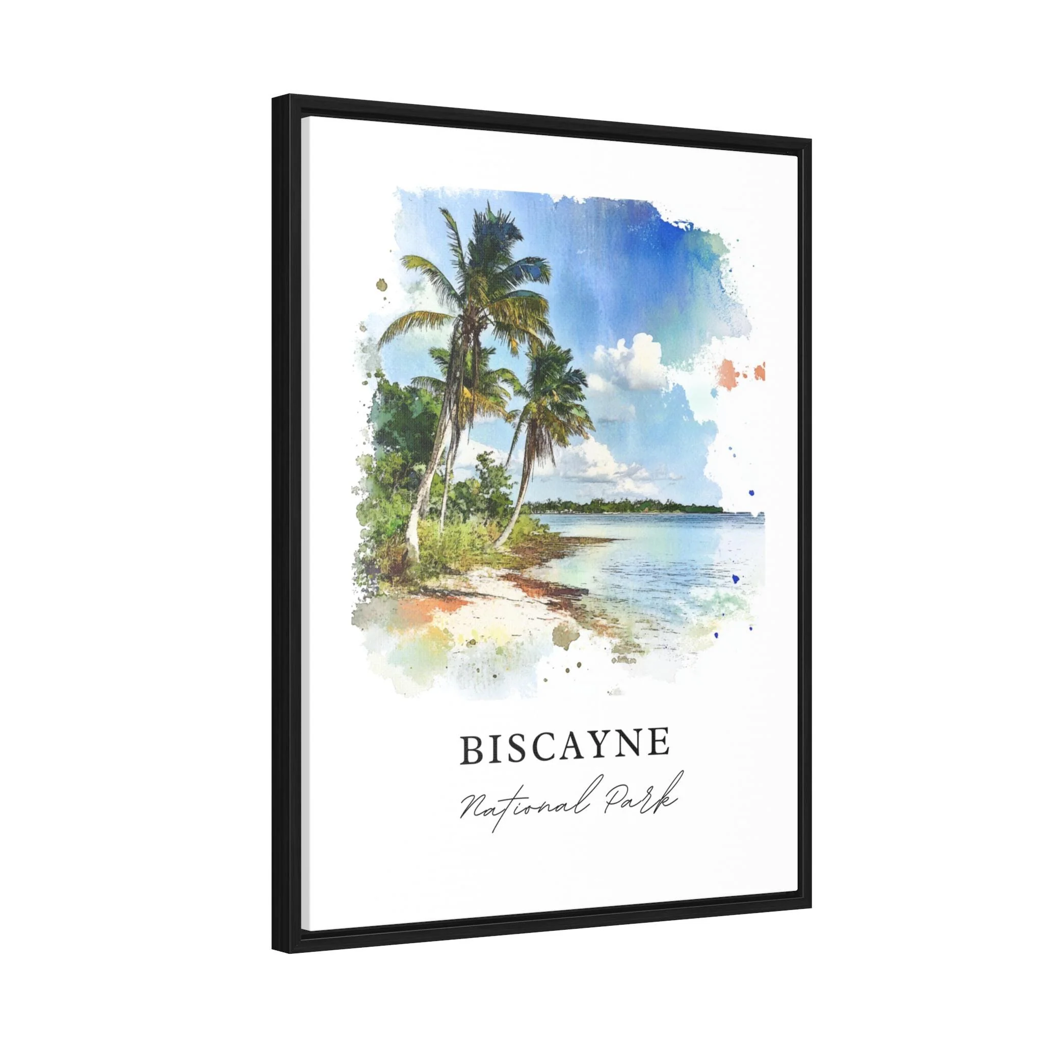 Biscayne National Park, Florida – Watercolor Art Print - Image 6