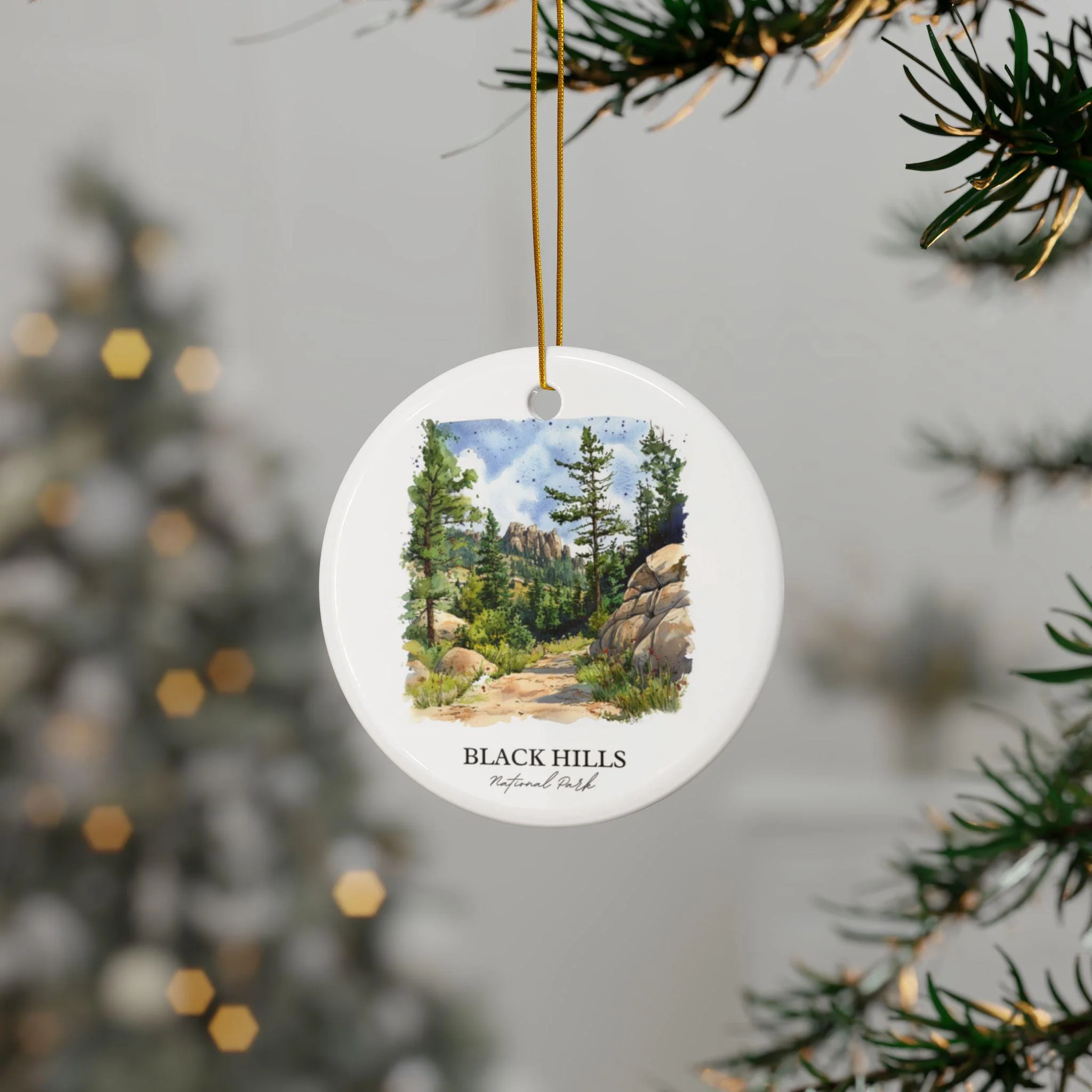 Black Hills Ornament: Unique South Dakota Souvenir, Black Hills Xmas Decor, and Authentic Black Hills National Park Gift - Image 3