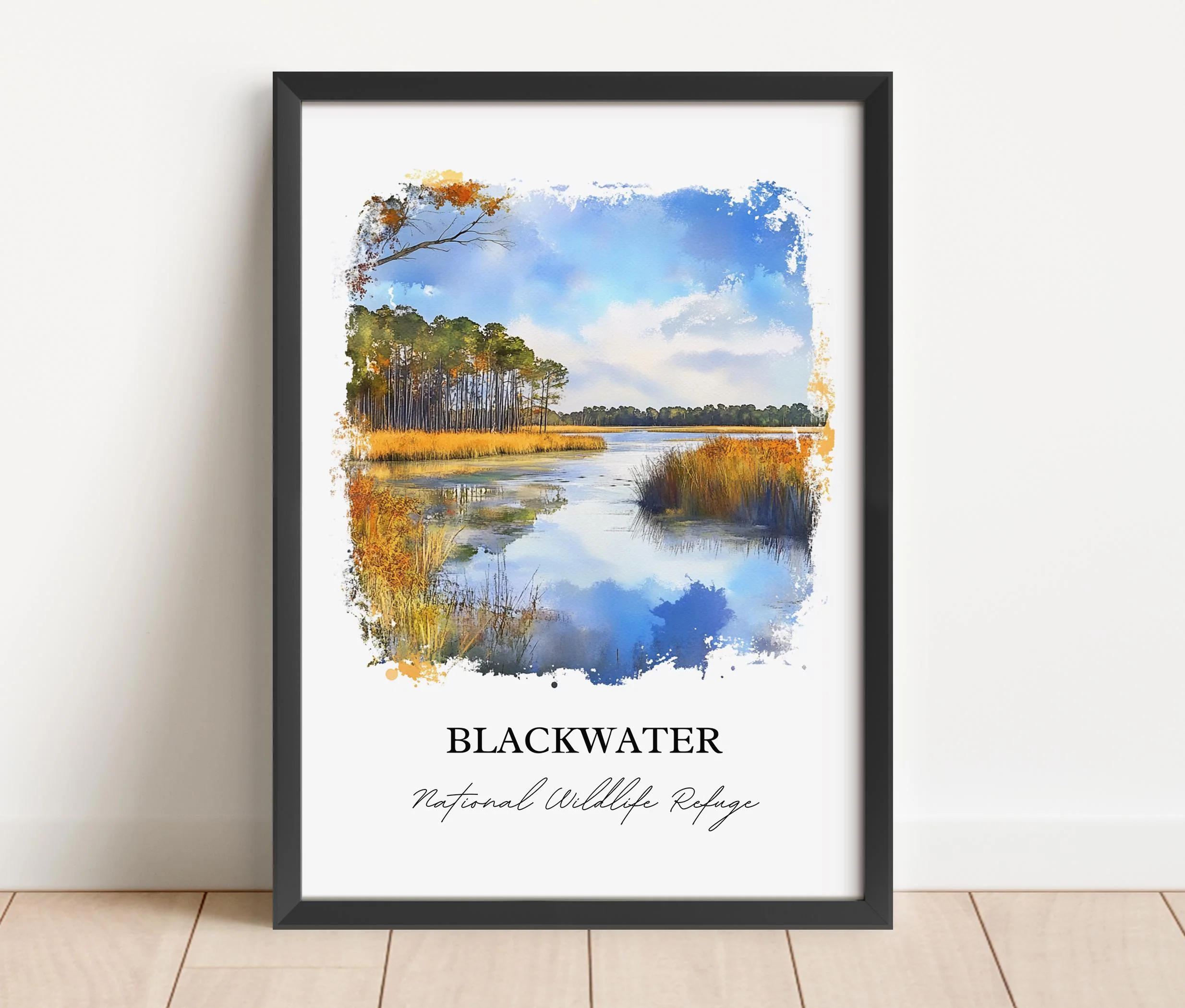 Cambridge, Maryland, USA – Watercolor Art Print - Image 5