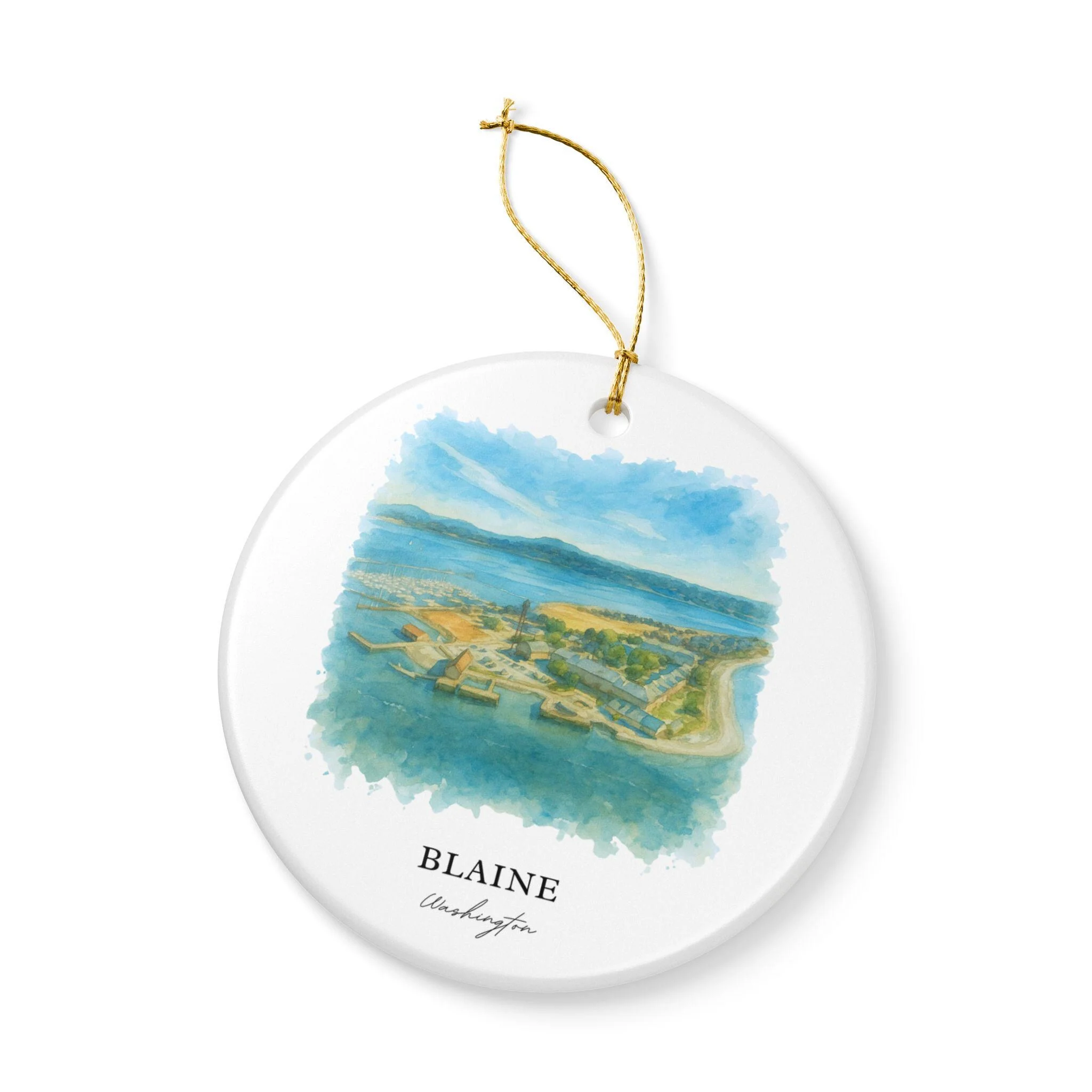 Blaine Washington Ornament: Unique Blaine Souvenir, Blaine WA Xmas Decor, and Authentic Blaine Washington Gift - Image 3