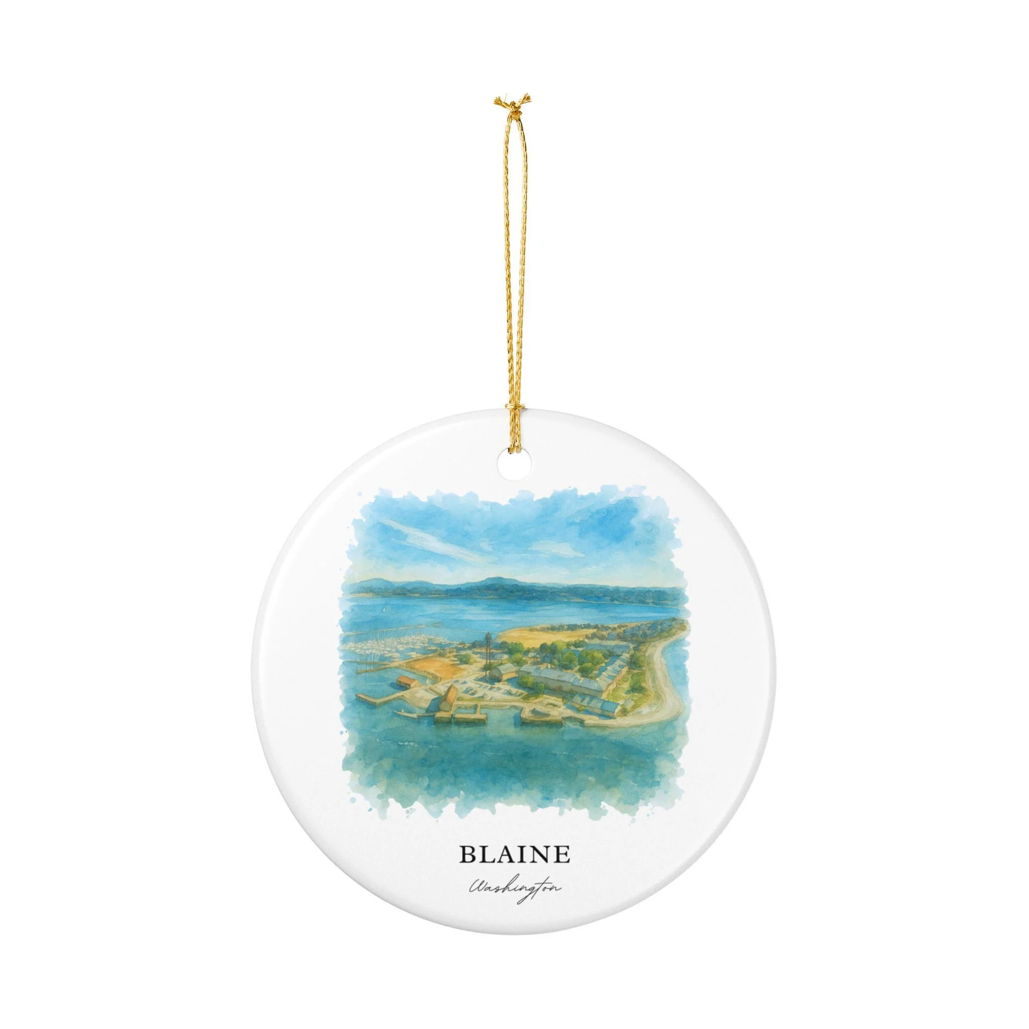 Blaine Washington Ornament: Unique Blaine Souvenir, Blaine WA Xmas Decor, and Authentic Blaine Washington Gift - Image 4