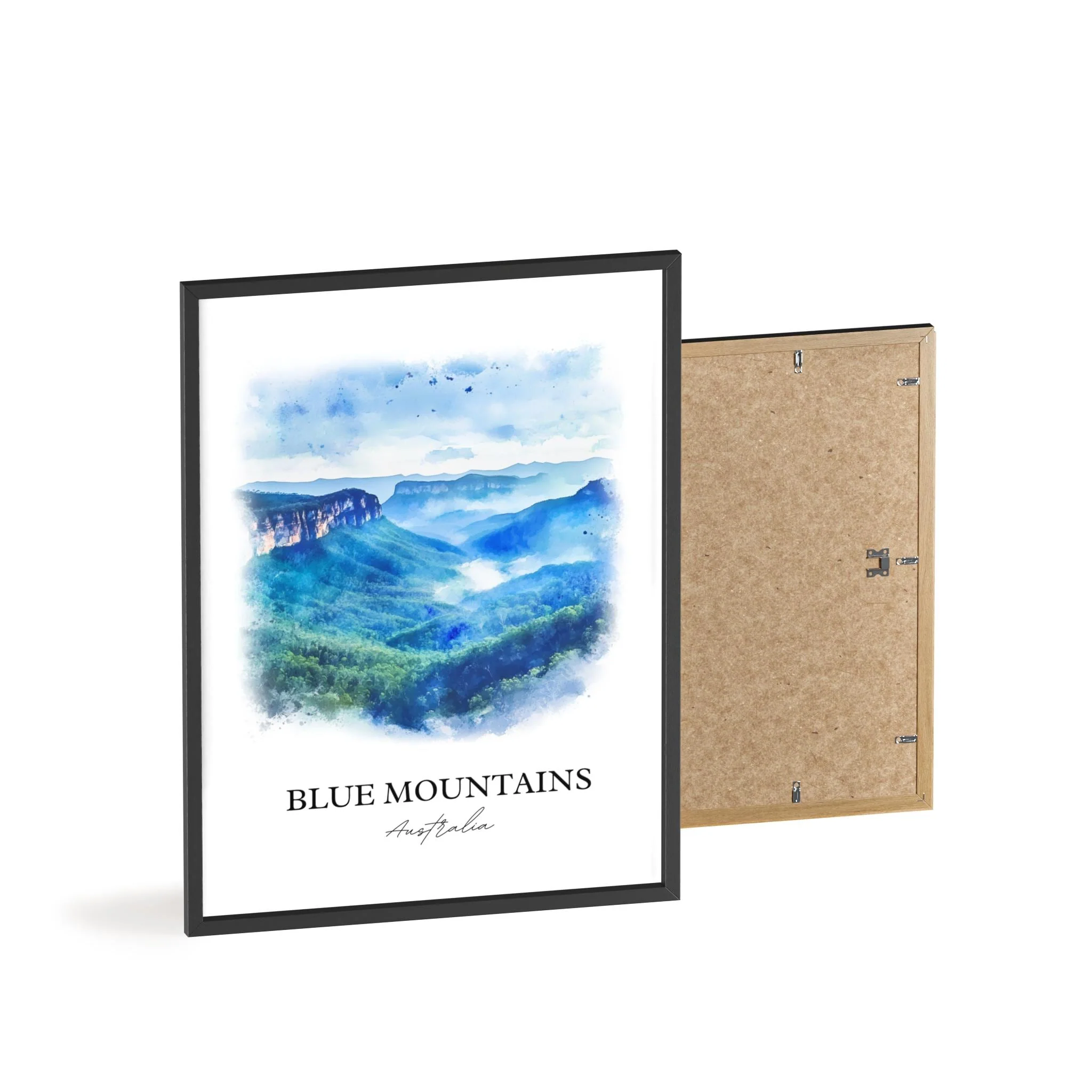 Blue Mountains, Australia – Watercolor Art Print - Image 6