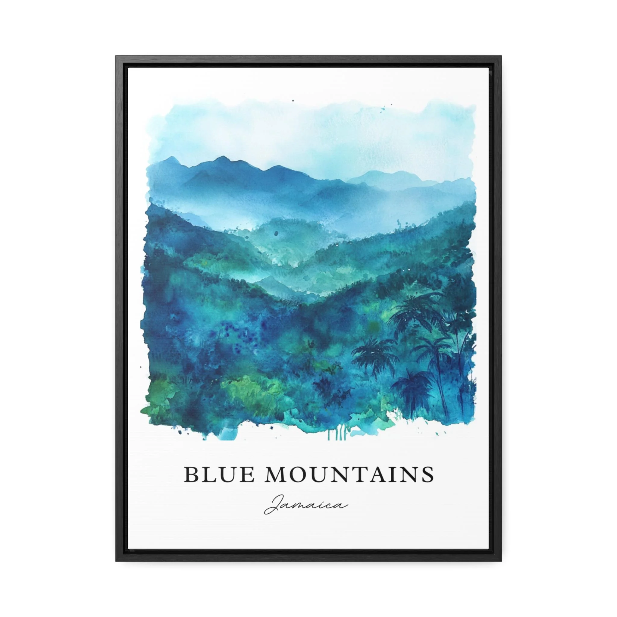 Blue Mountains, Jamaica – Watercolor Art Print - Image 5
