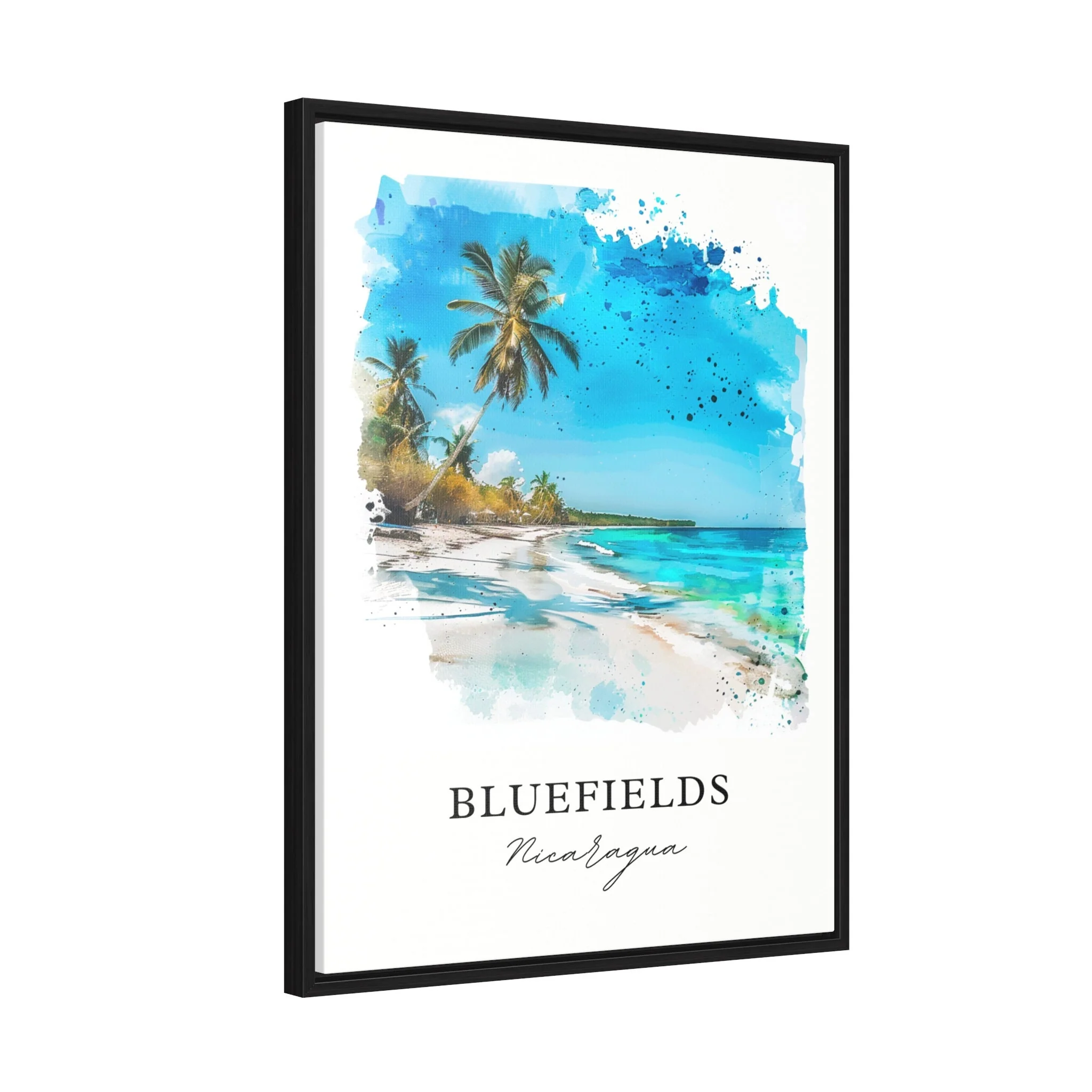 Bluefields, Nicaragua – Watercolor Art Print - Image 6