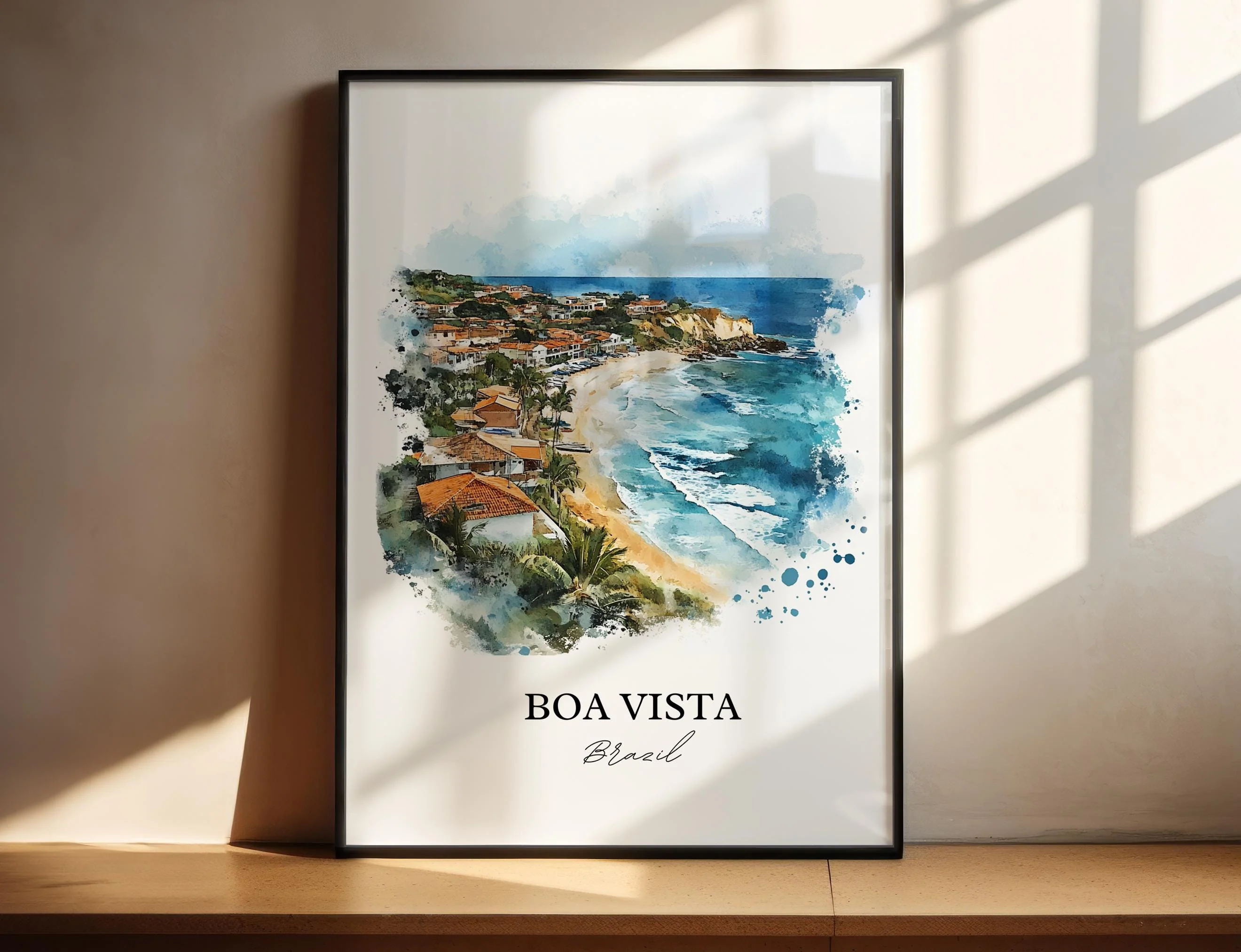 Boa Vista, Brazil – Watercolor Art Print