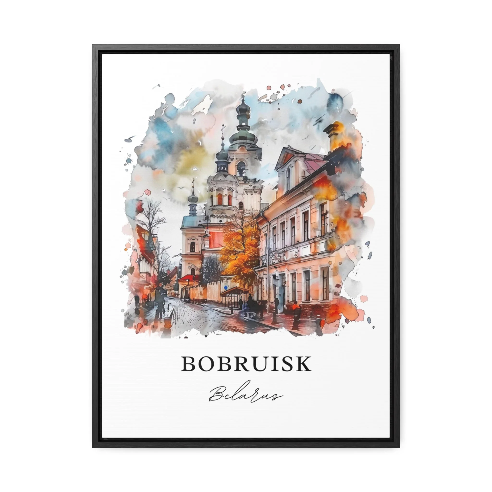 Bobruisk, Belarus – Watercolor Art Print - Image 5