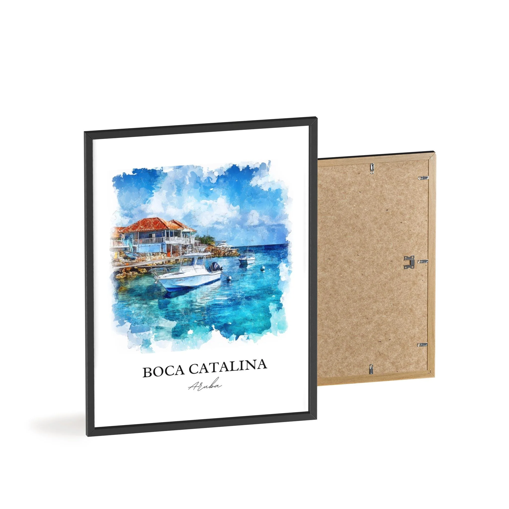 Boca Catalina, Aruba – Watercolor Art Print - Image 8