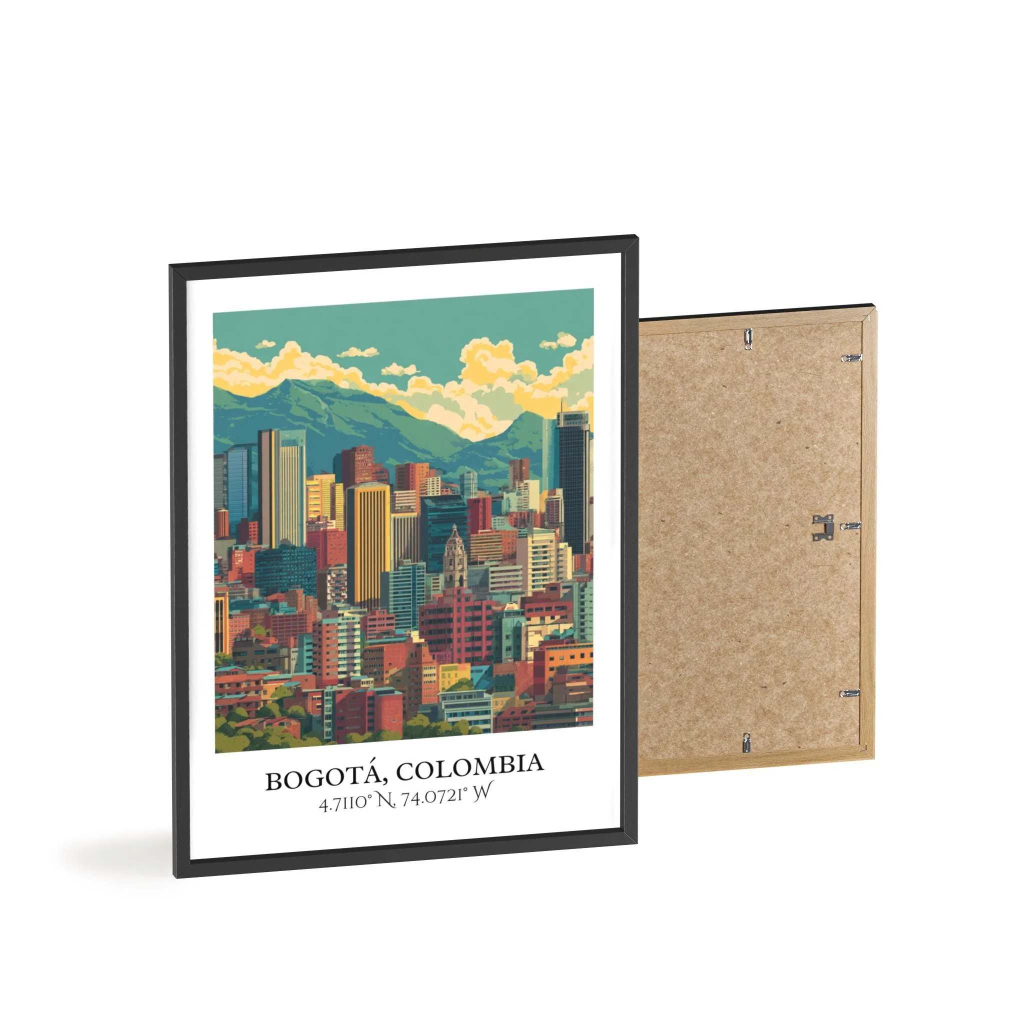 Bogotá, Colombia – Watercolor Art Print - Image 8
