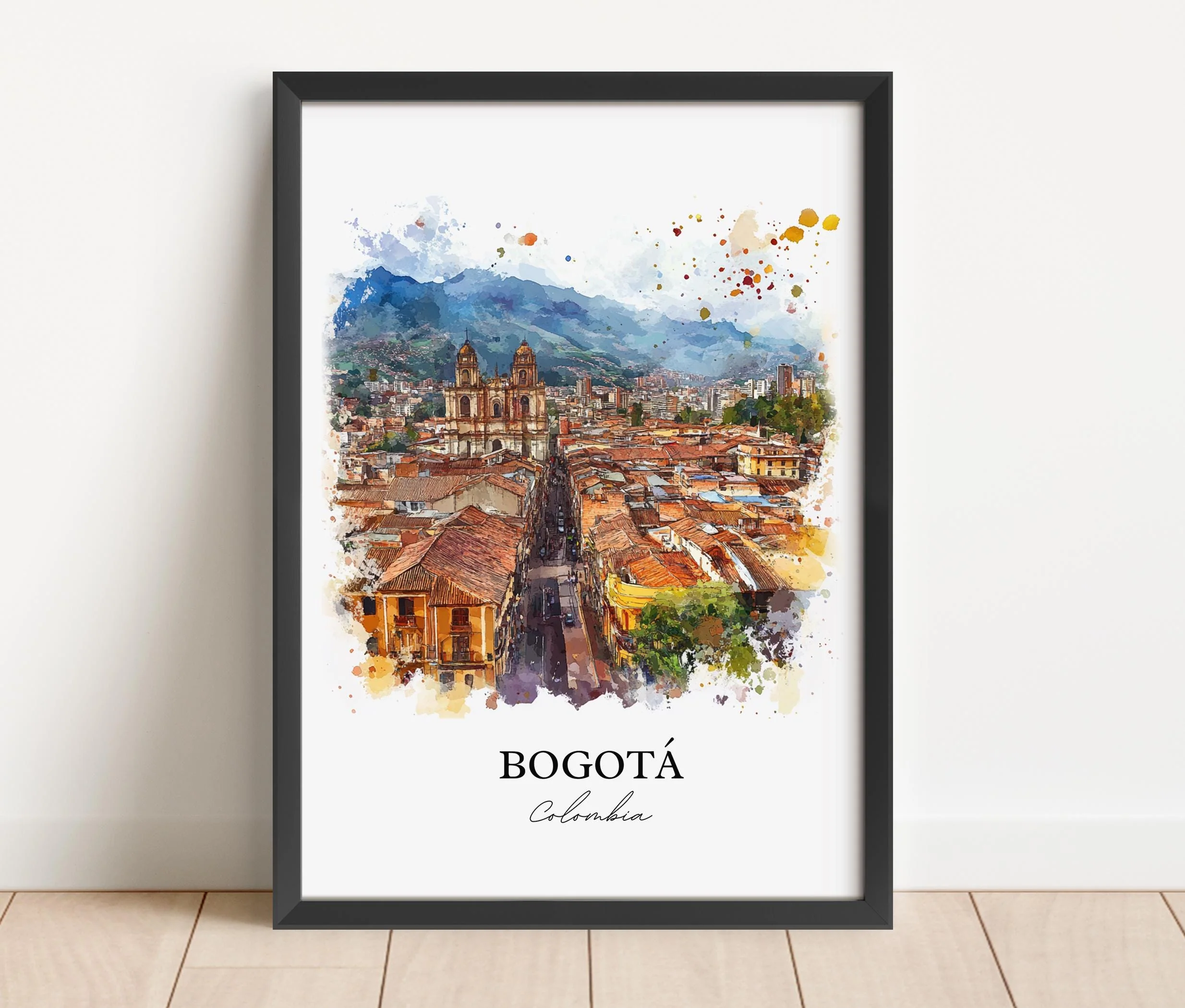 Bogotá, Colombia – Watercolor Art Print - Image 5