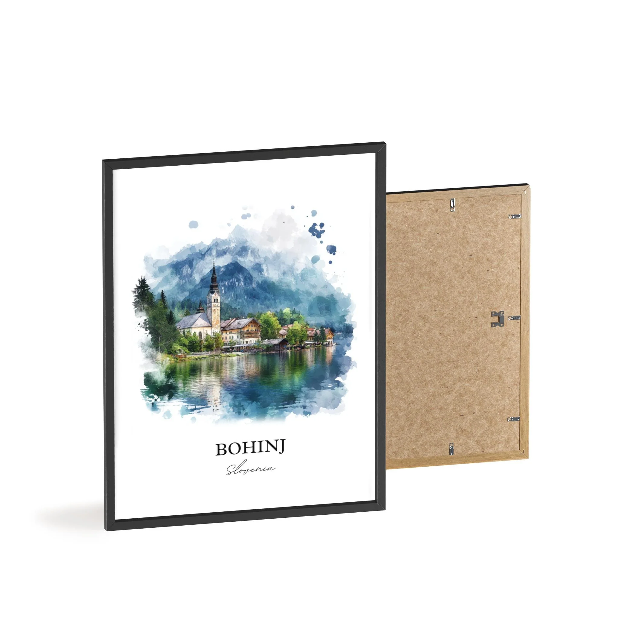 Bohinj, Slovenia – Watercolor Art Print - Image 8
