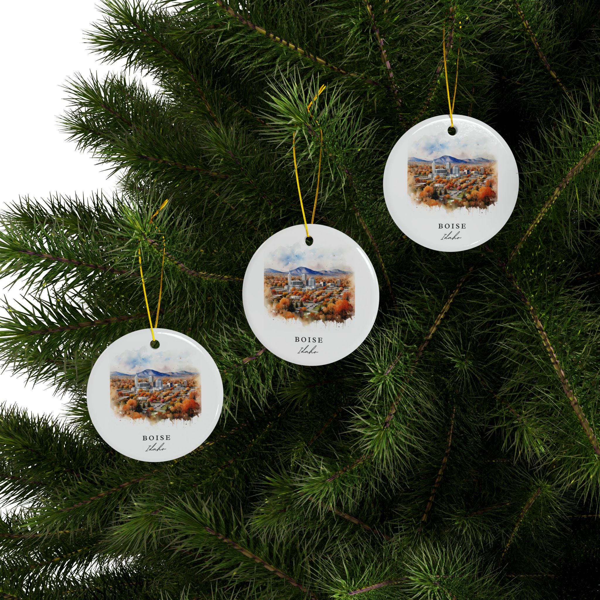 Boise Idaho Christmas Ornament - Image 3