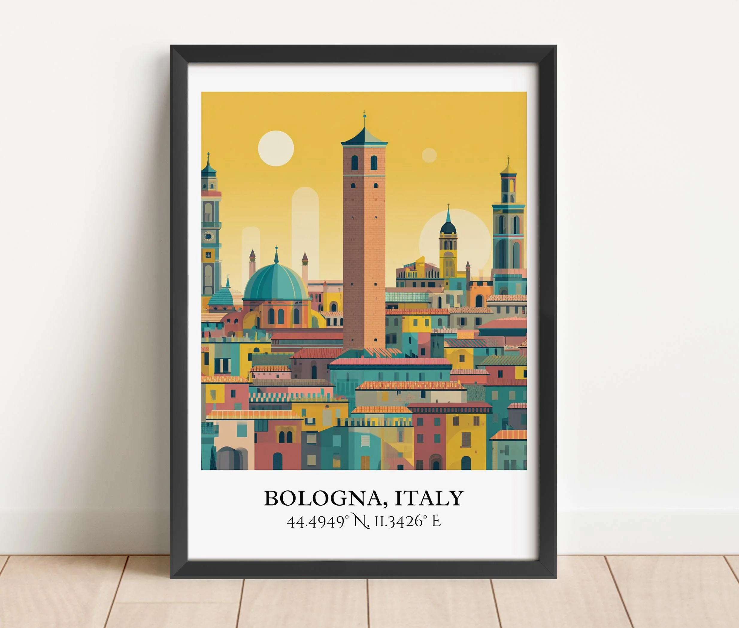Bologna, Italy – Watercolor Art Print