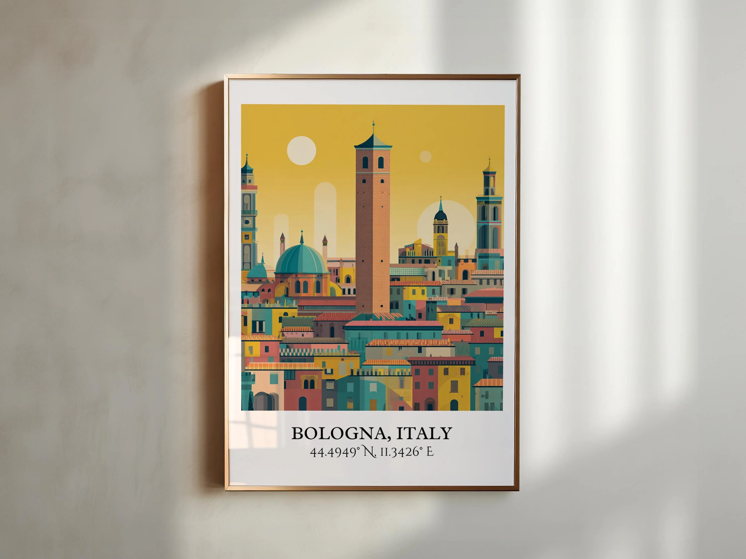 Bologna, Italy – Watercolor Art Print - Image 5