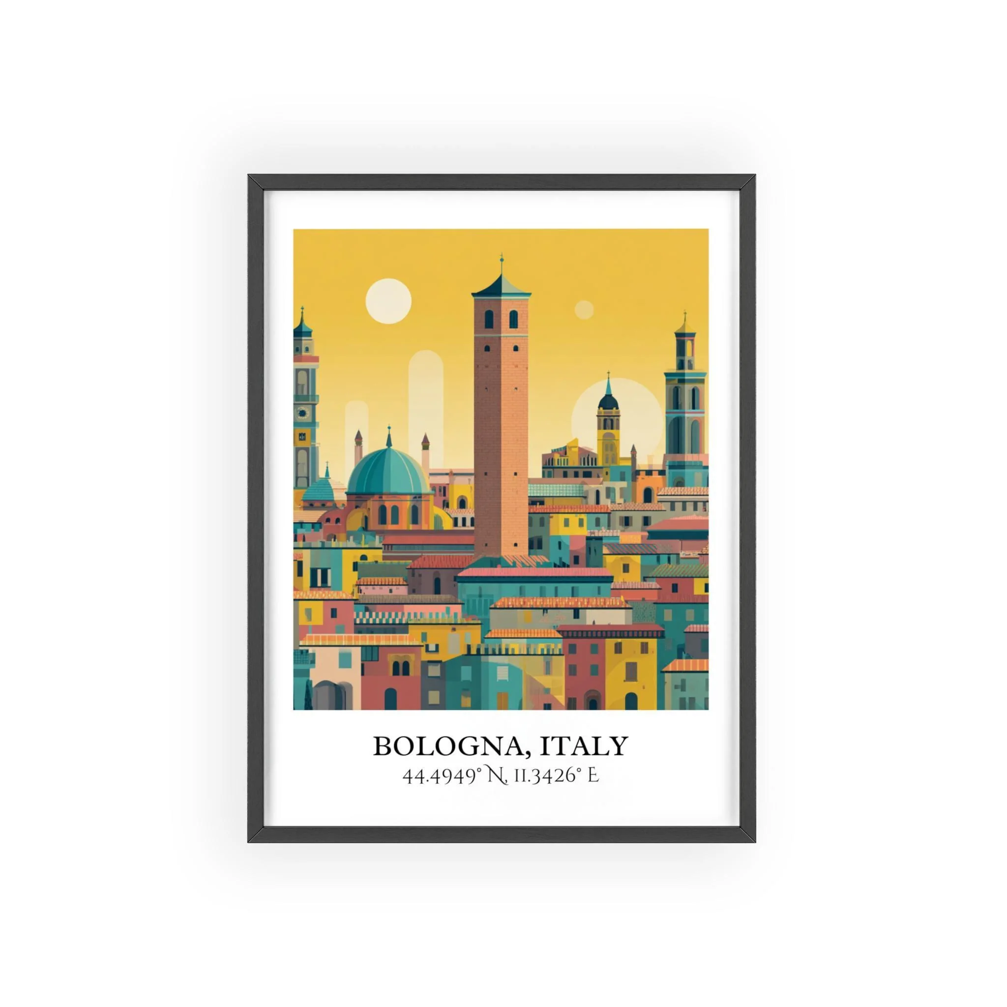 Bologna, Italy – Watercolor Art Print - Image 7