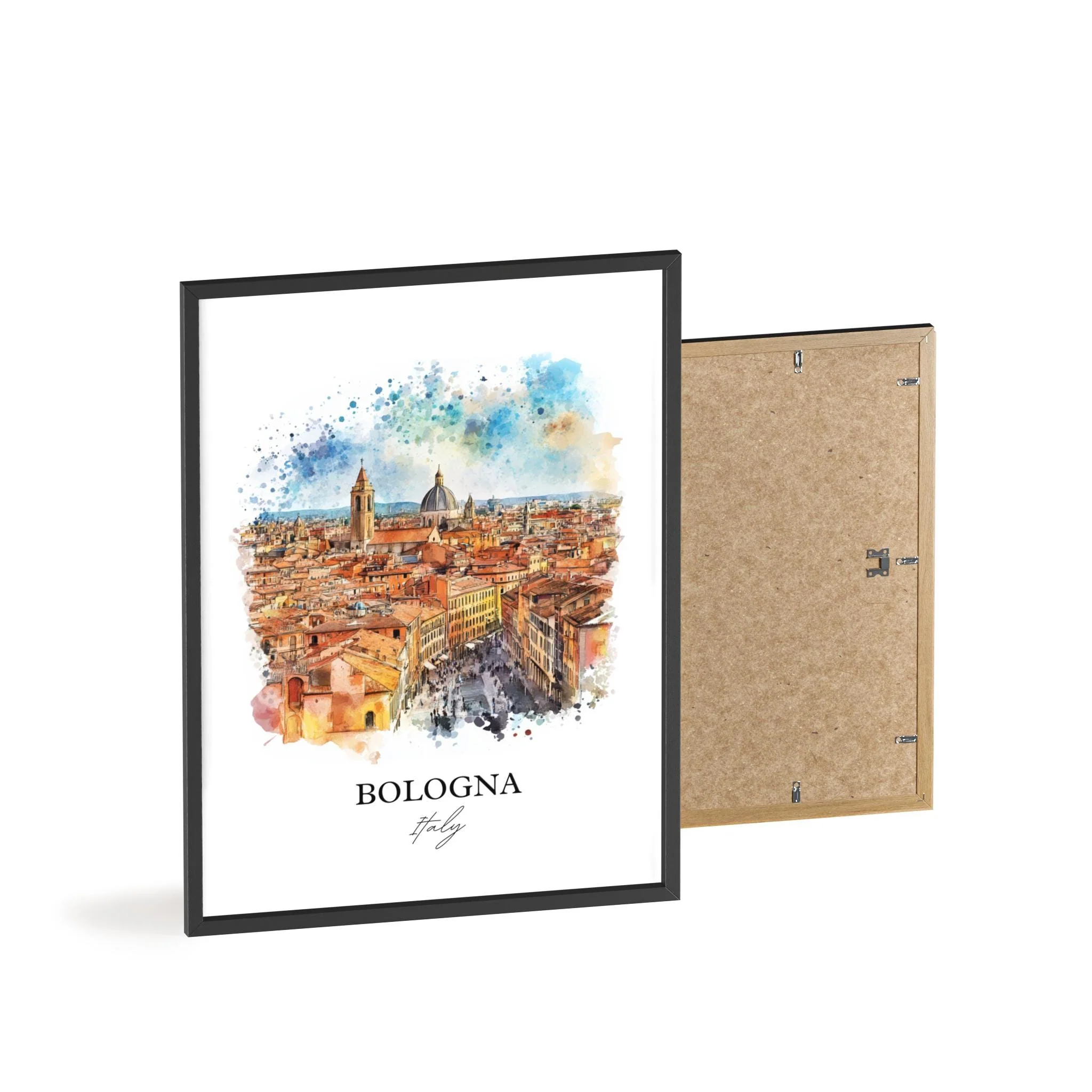 Bologna, Italy – Watercolor Art Print - Image 8