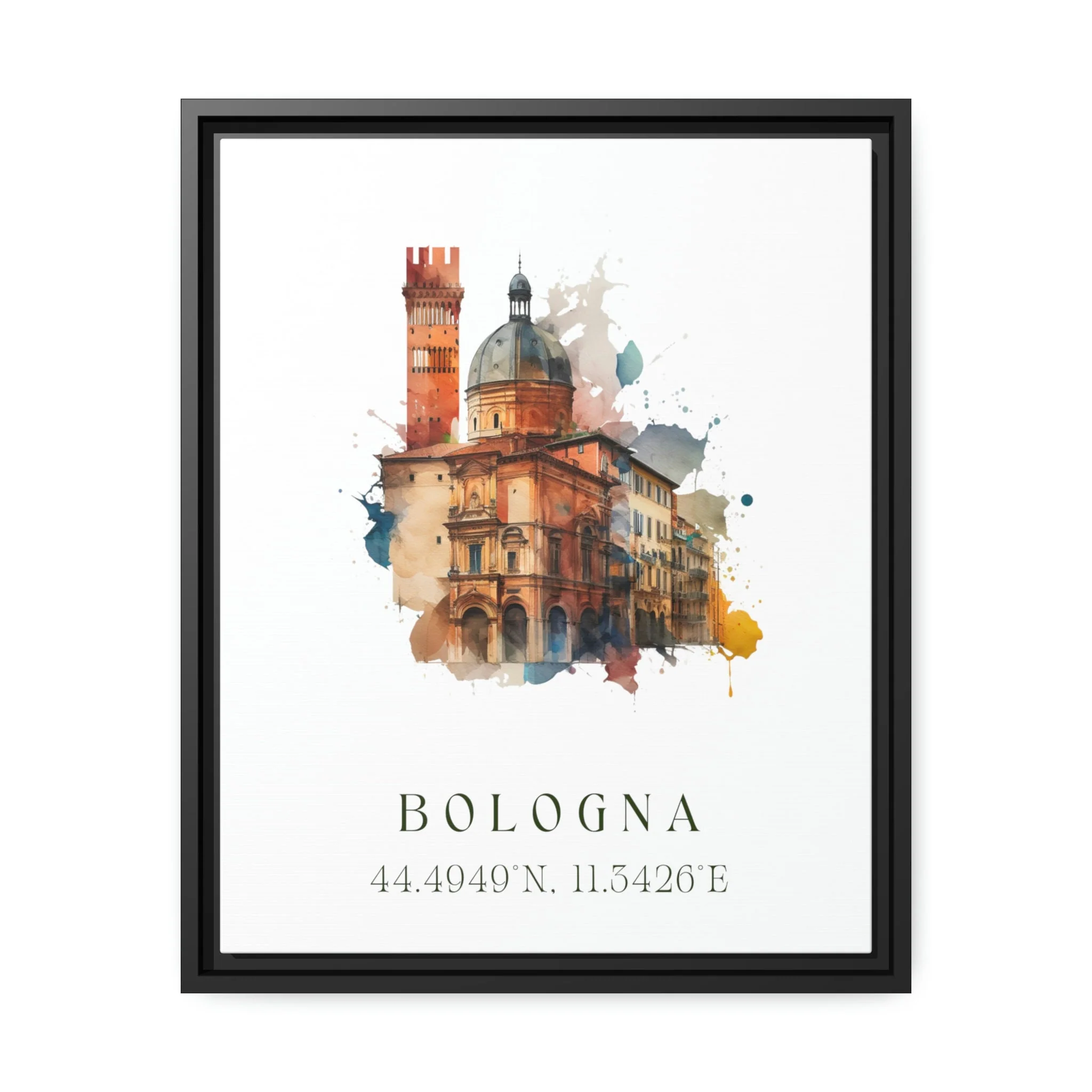 Bologna, Italy – Watercolor Art Print - Image 7