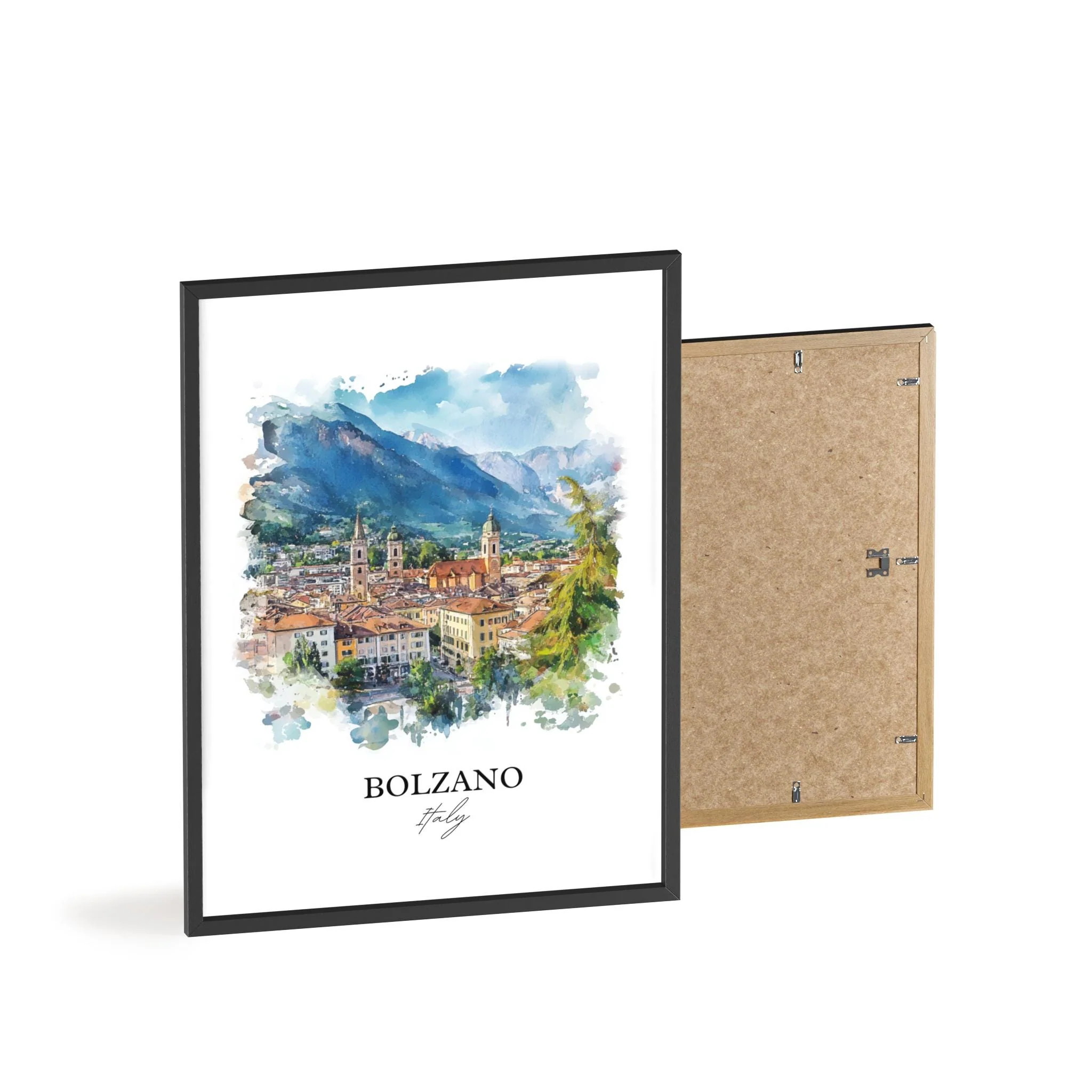 Bolzano, Italy – Watercolor Art Print - Image 8