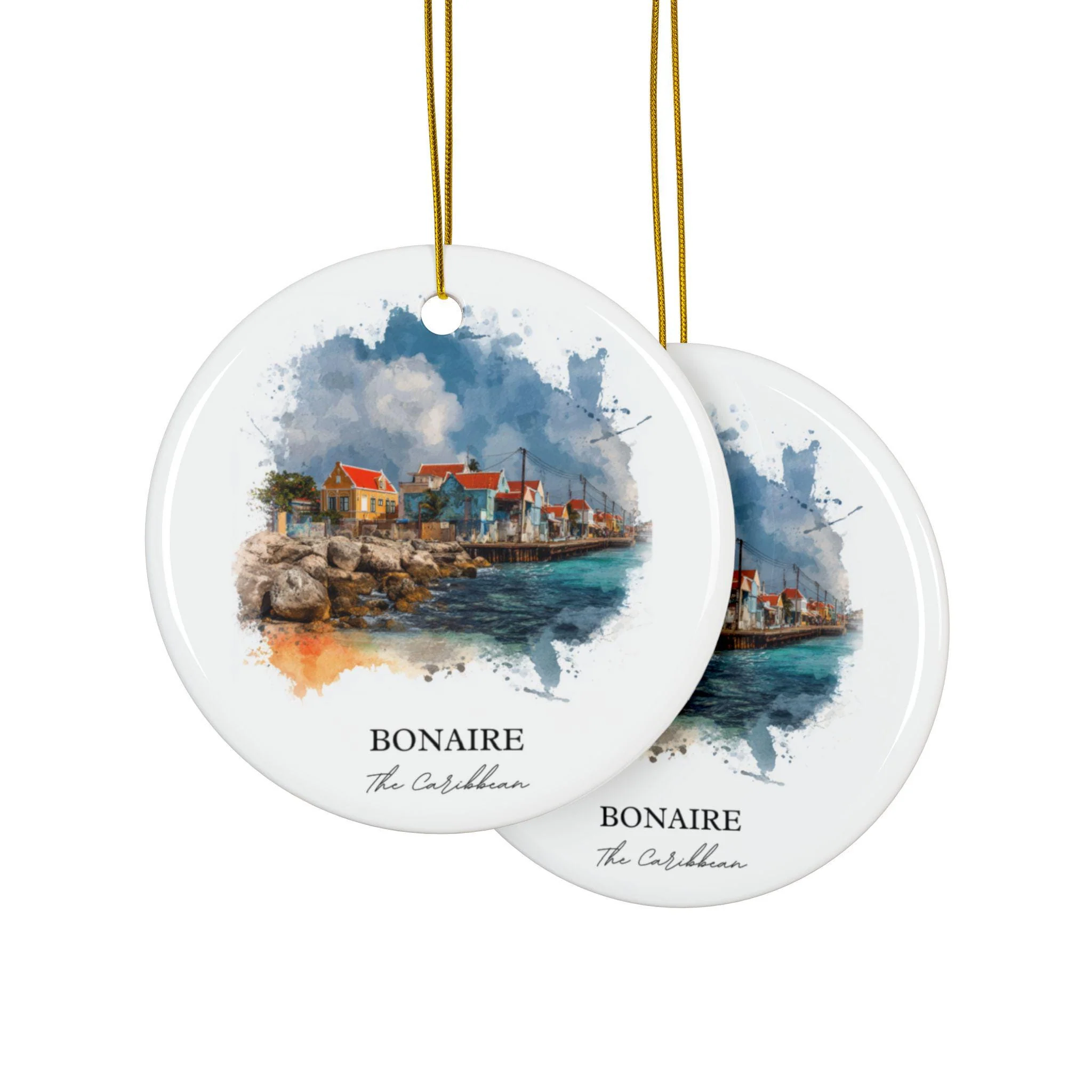 Bonaire Caribbean Ornament: Unique Bonaire Souvenir, Bonaire Xmas Decor, and Authentic Bonaire Gift - Image 2
