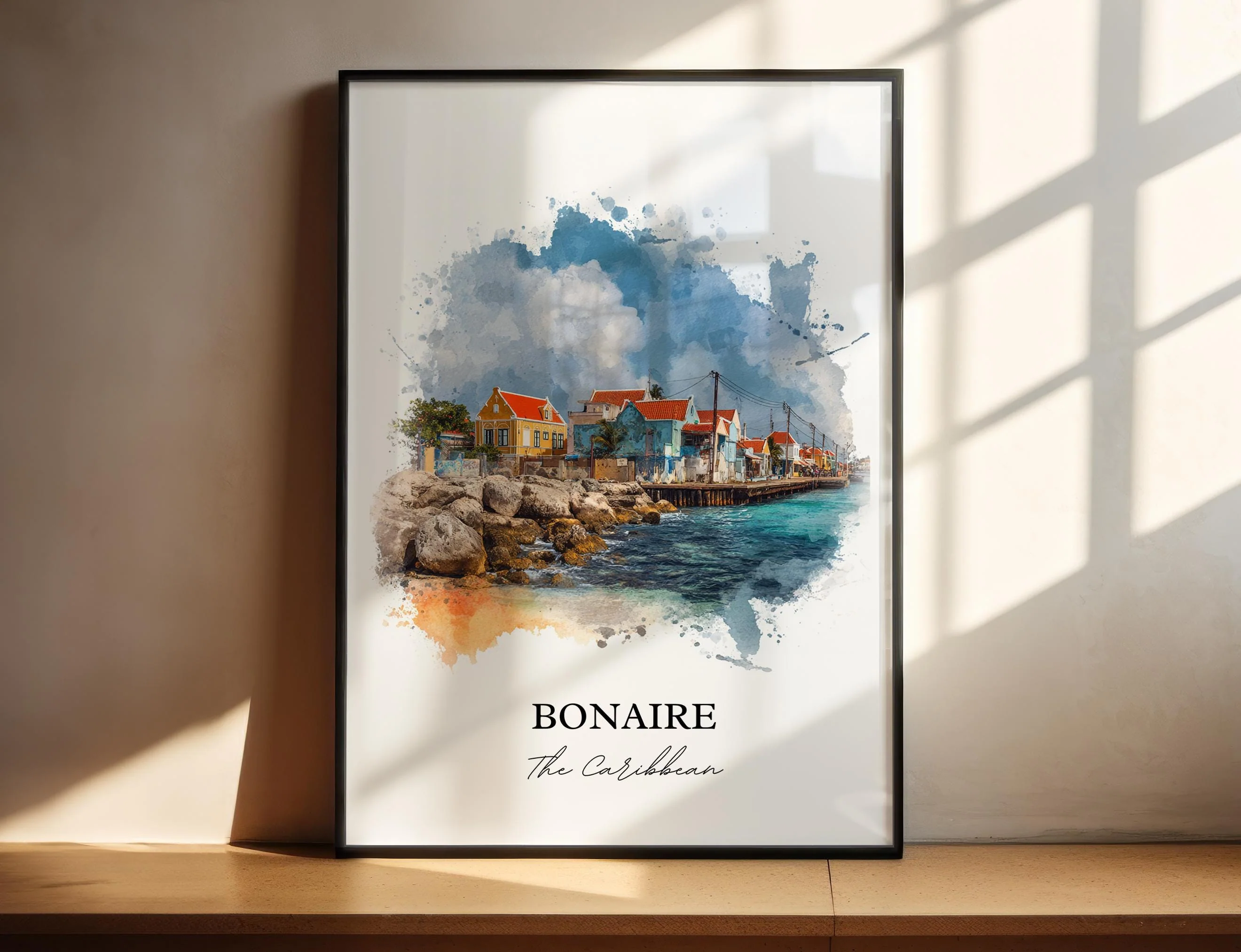 Bonaire, Caribbean – Watercolor Art Print