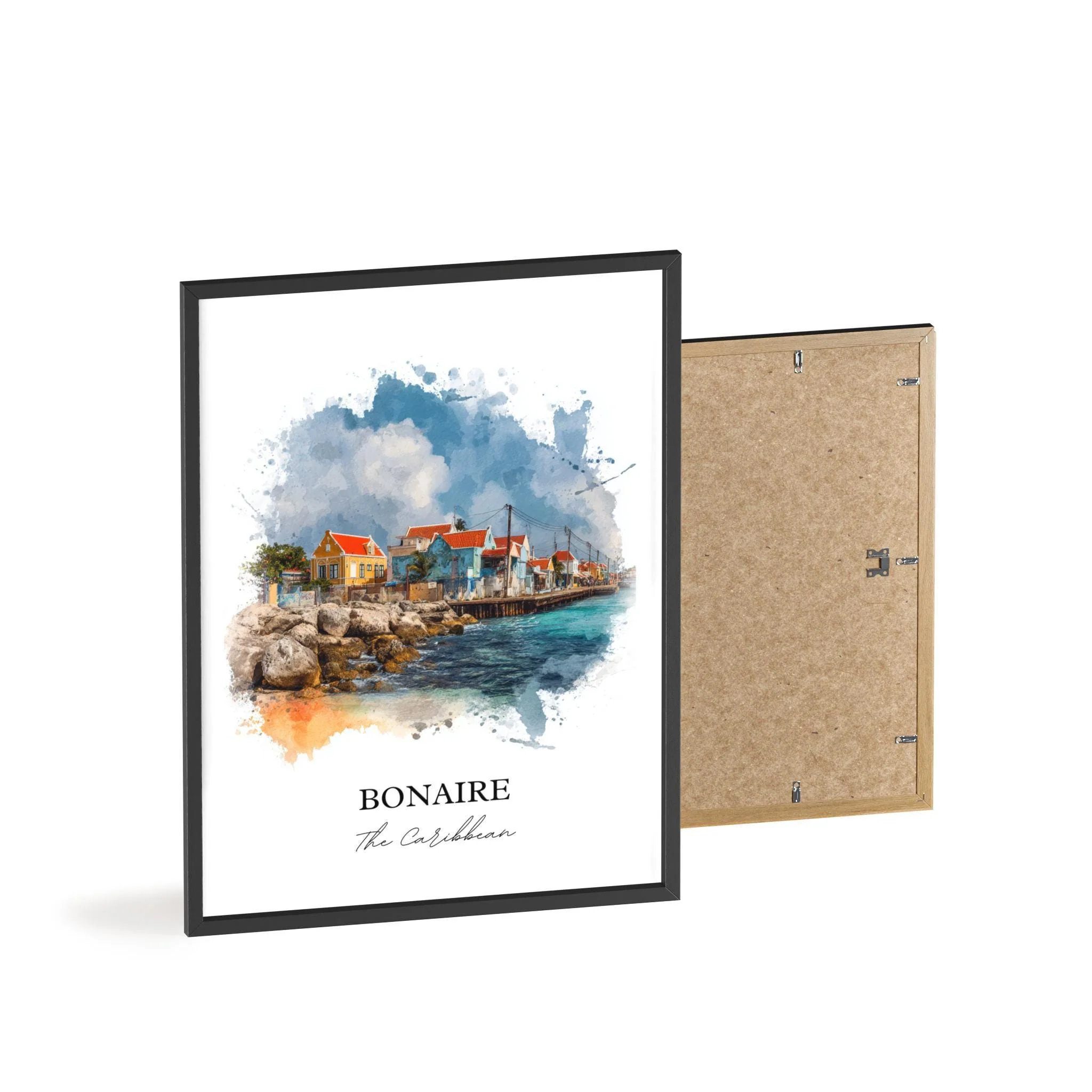 Bonaire, Caribbean – Watercolor Art Print - Image 8