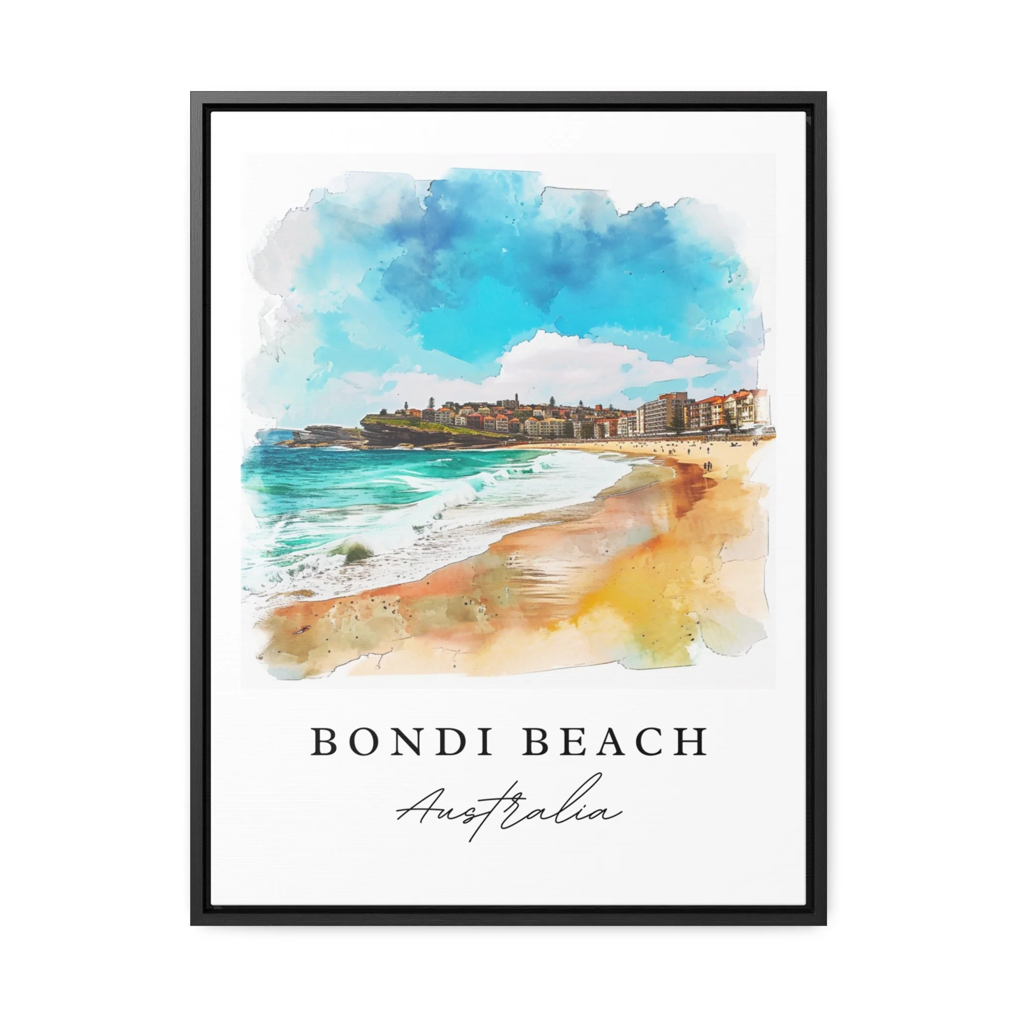 Bondi Beach, Australia – Watercolor Art Print - Image 6