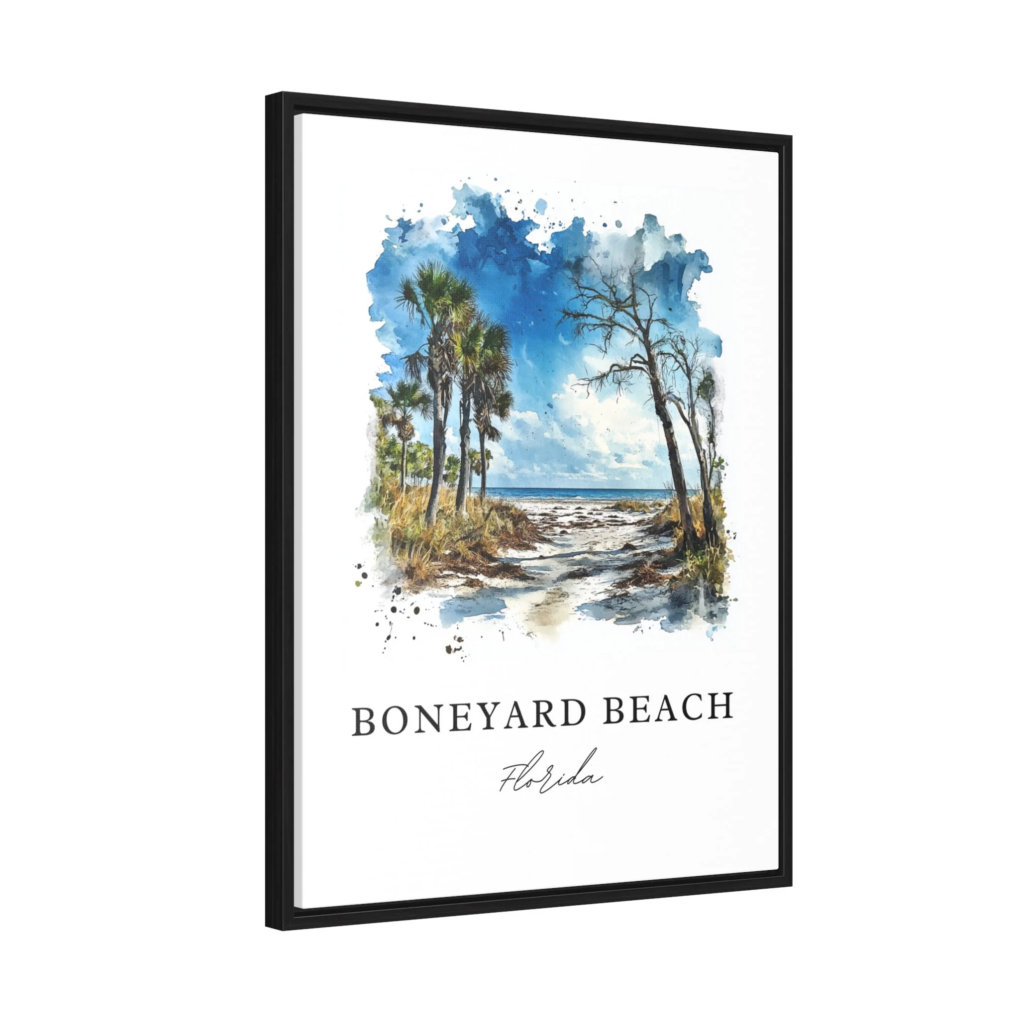 Boneyard Beach, Florida, Florida – Watercolor Art Print - Image 7