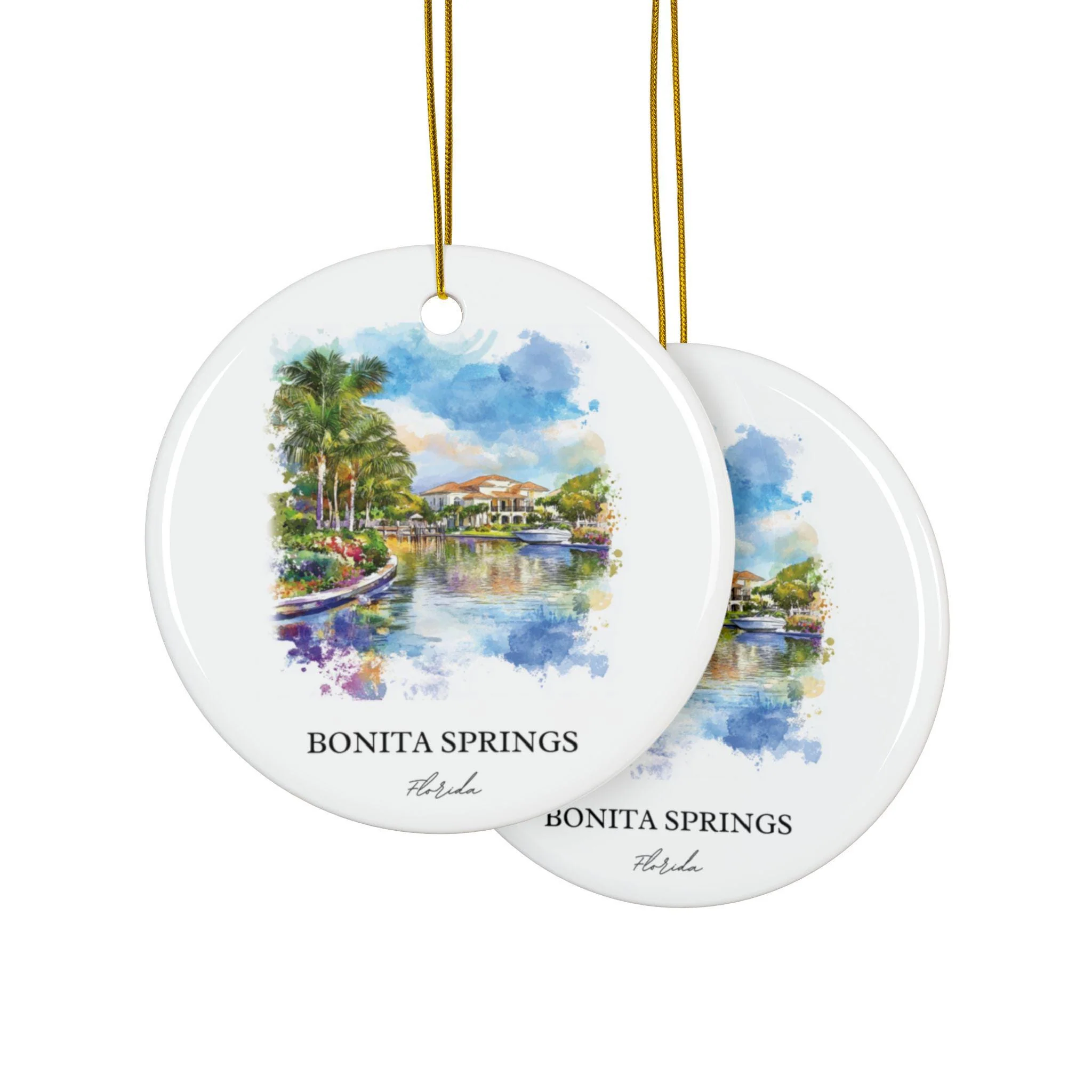 Bonita Springs FL Ornament: Unique Bonita Springs Souvenir, Bonita Springs Xmas Decor, and Authentic Florida Gift - Image 2