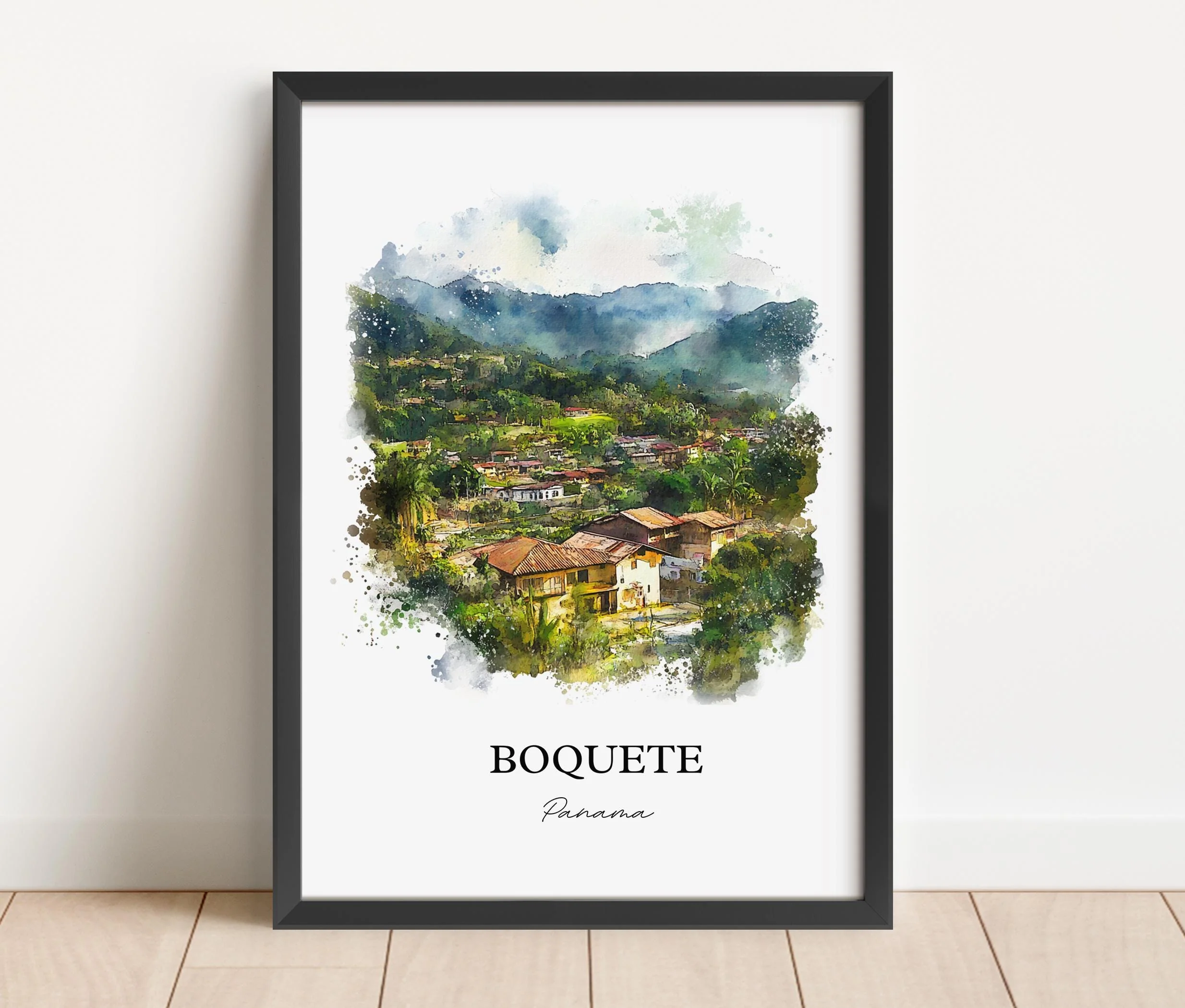 Boquete, Panama – Watercolor Art Print - Image 6