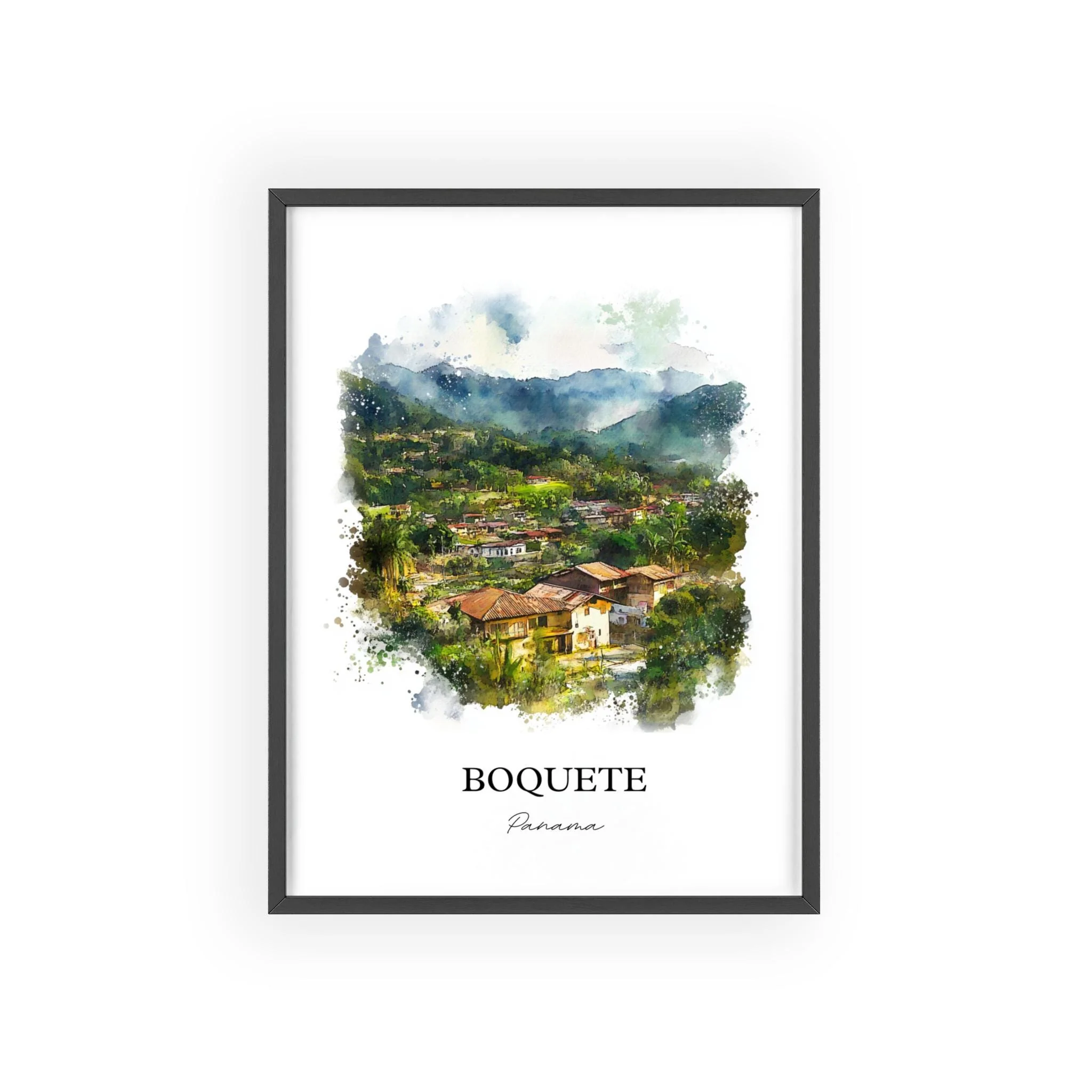Boquete, Panama – Watercolor Art Print - Image 7