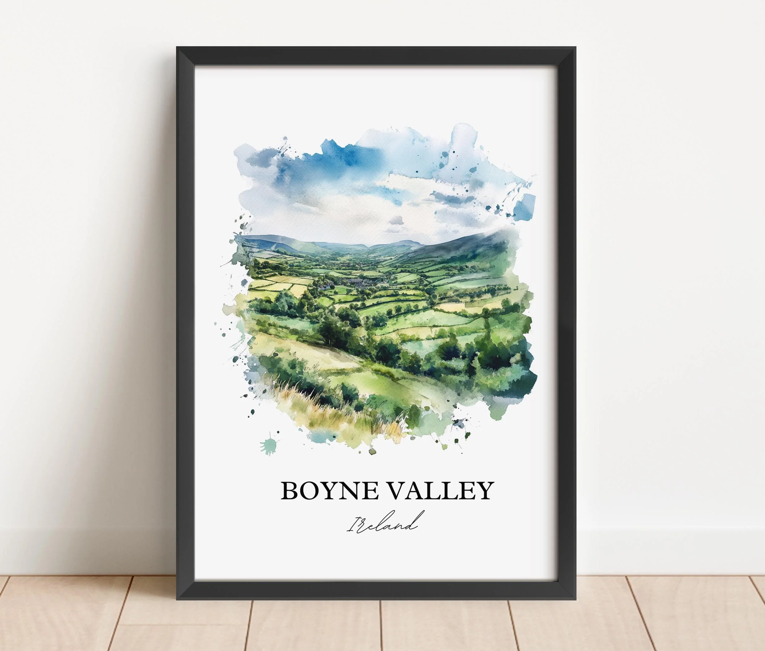 Boyne Valley, Ireland – Watercolor Art Print - Image 6