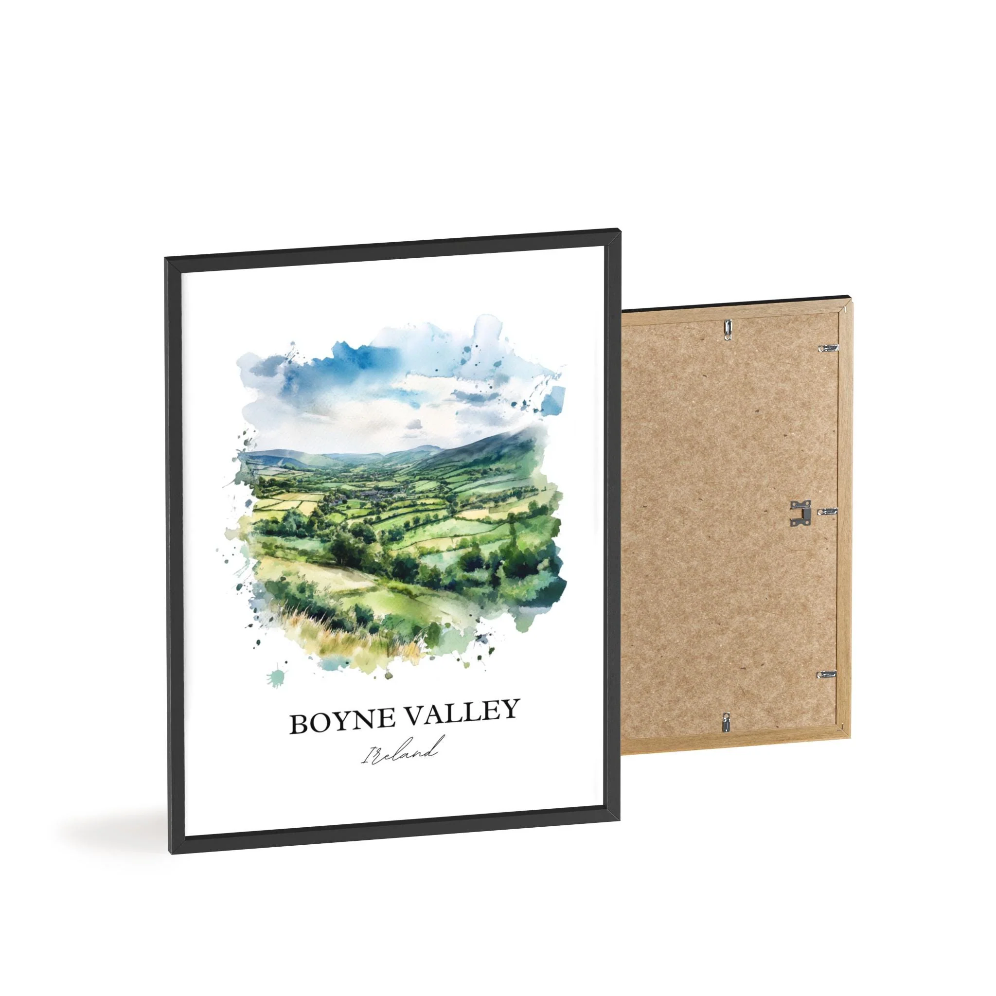 Boyne Valley, Ireland – Watercolor Art Print - Image 8