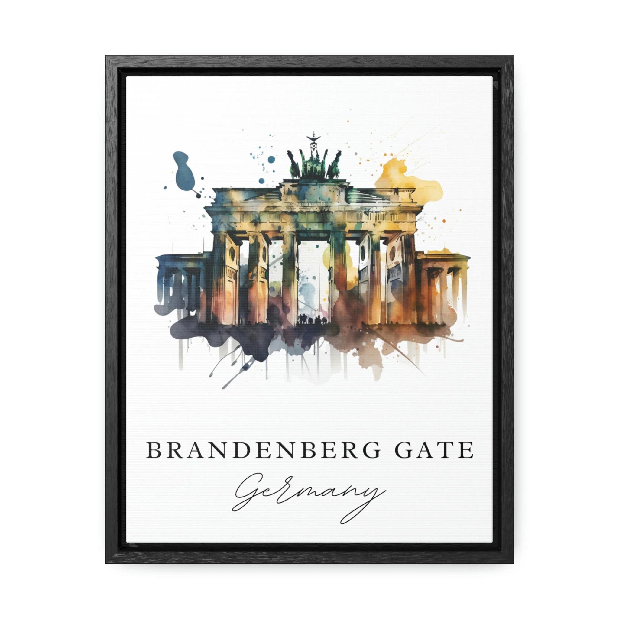 Brandenburg Gate, Germany – Watercolor Art Print - Image 5