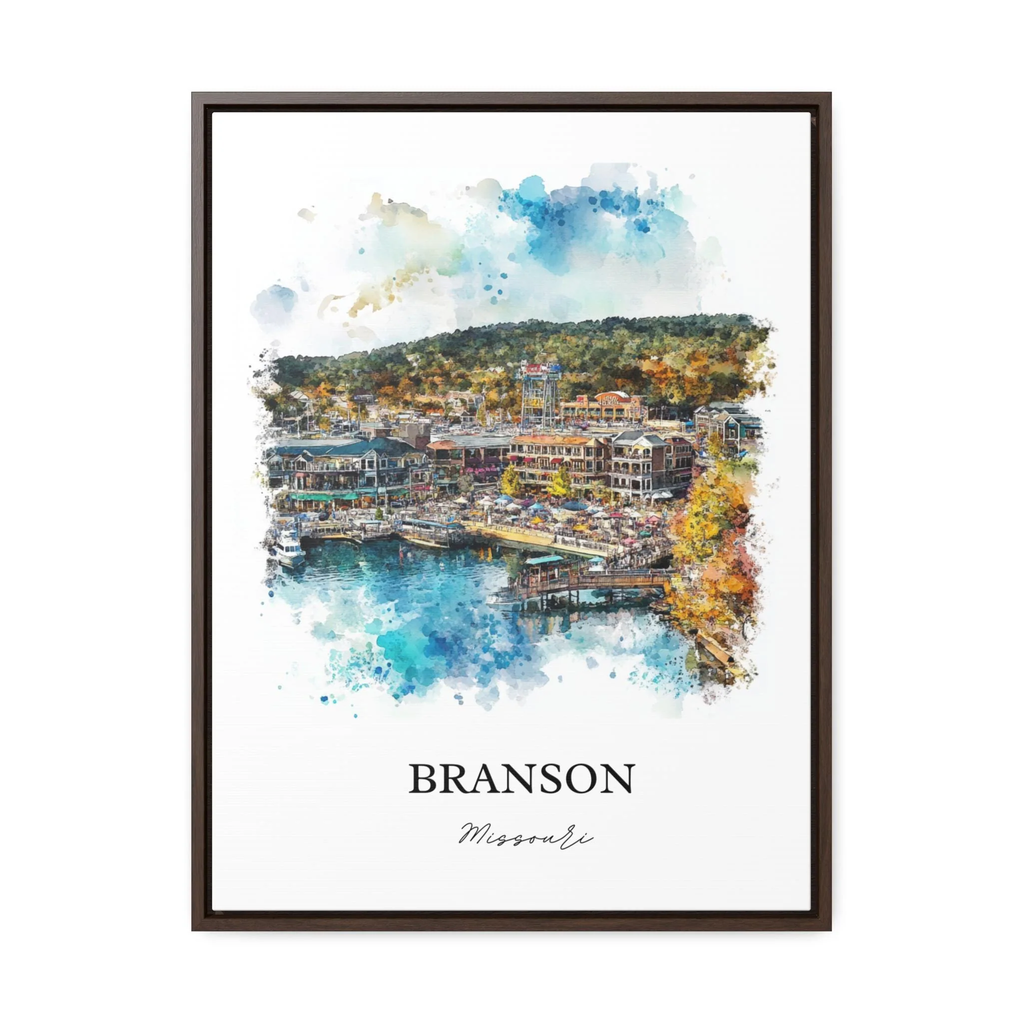 Branson, Missouri, USA – Watercolor Art Print - Image 7