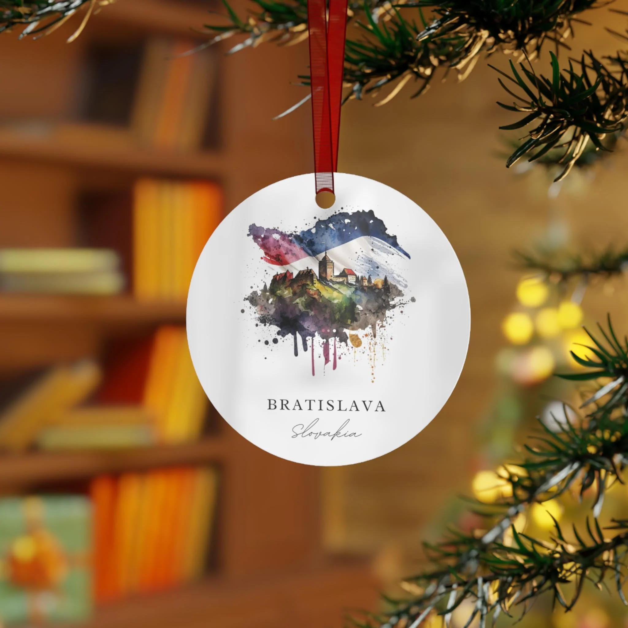 Bratislava Slovakia Christmas Ornament - Image 3