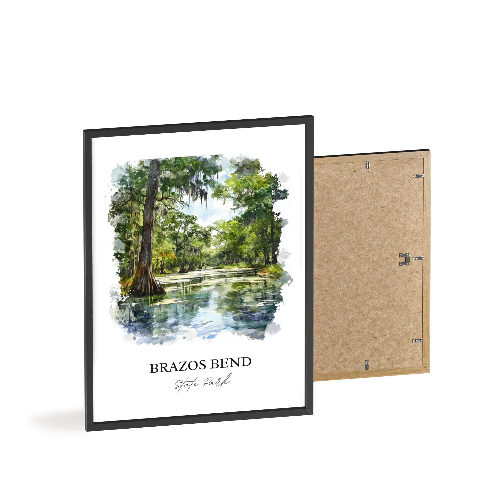 Brazos Bend State Park, USA – Watercolor Art Print - Image 8
