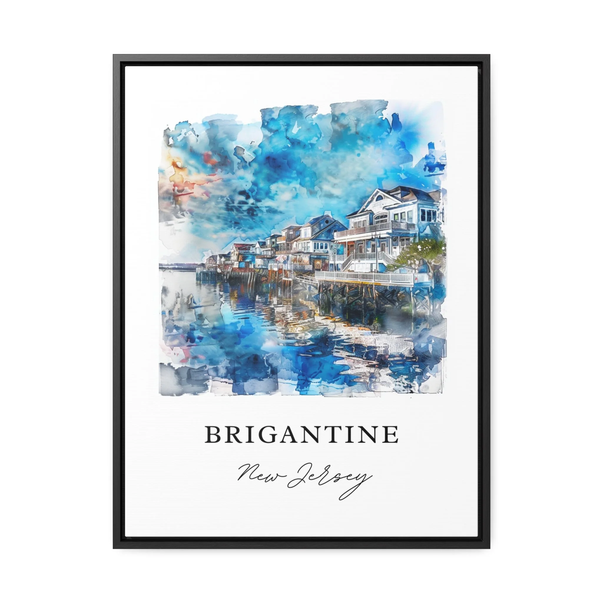 Brigantine, New Jersey – Watercolor Art Print - Image 5