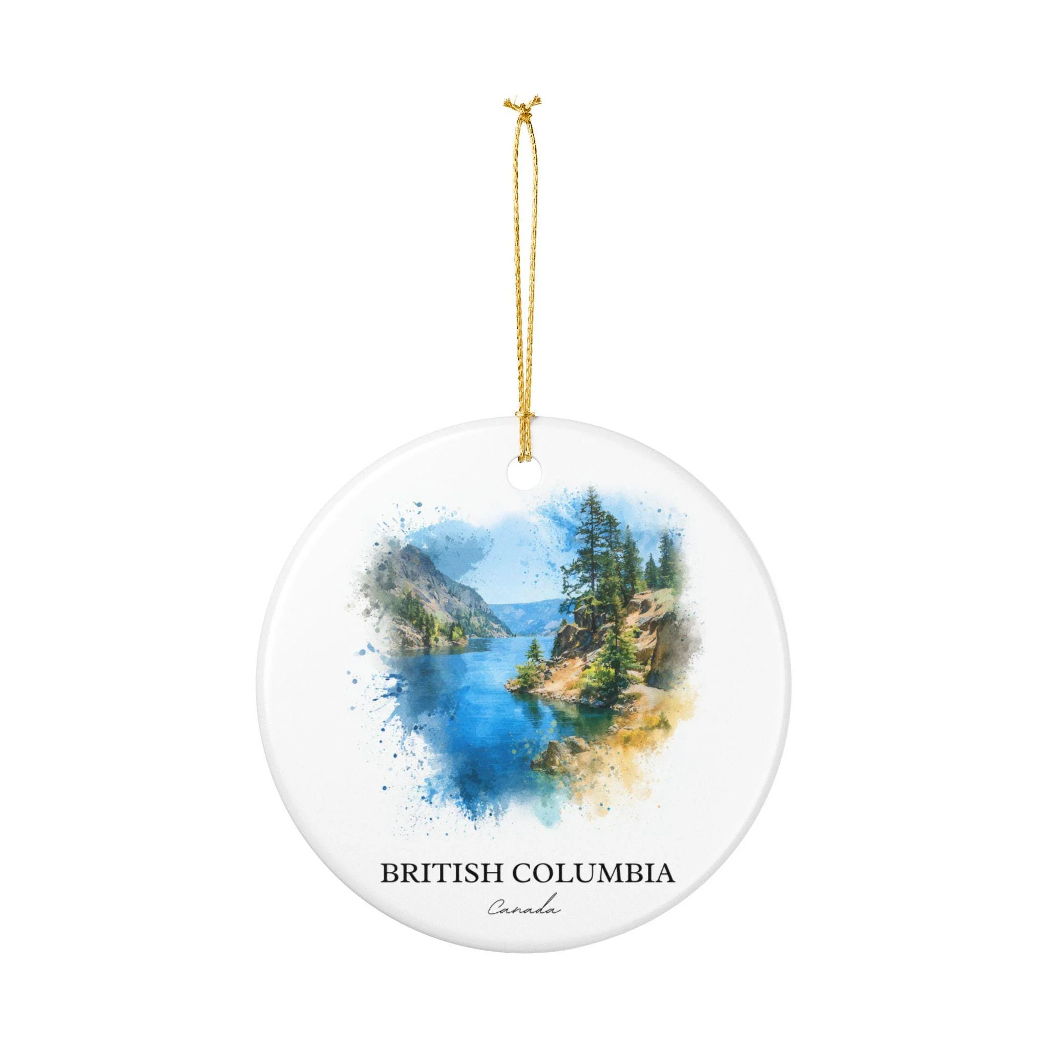 British Columbia Ornament: Unique British Columbia Souvenir, BC Canada Xmas Decor, and Authentic British Columbia Gift - Image 2